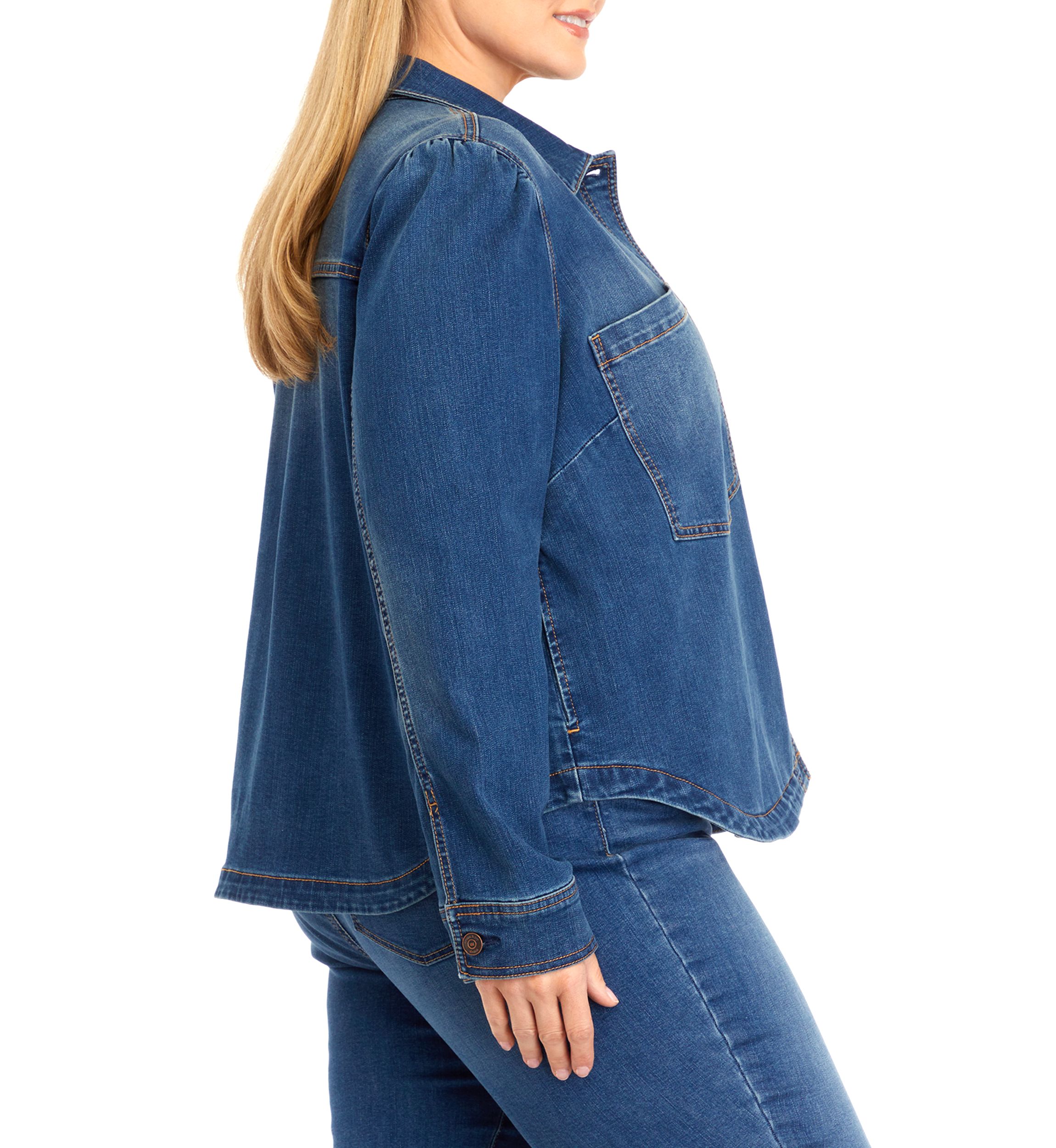 Plus Size Denim Jacket 