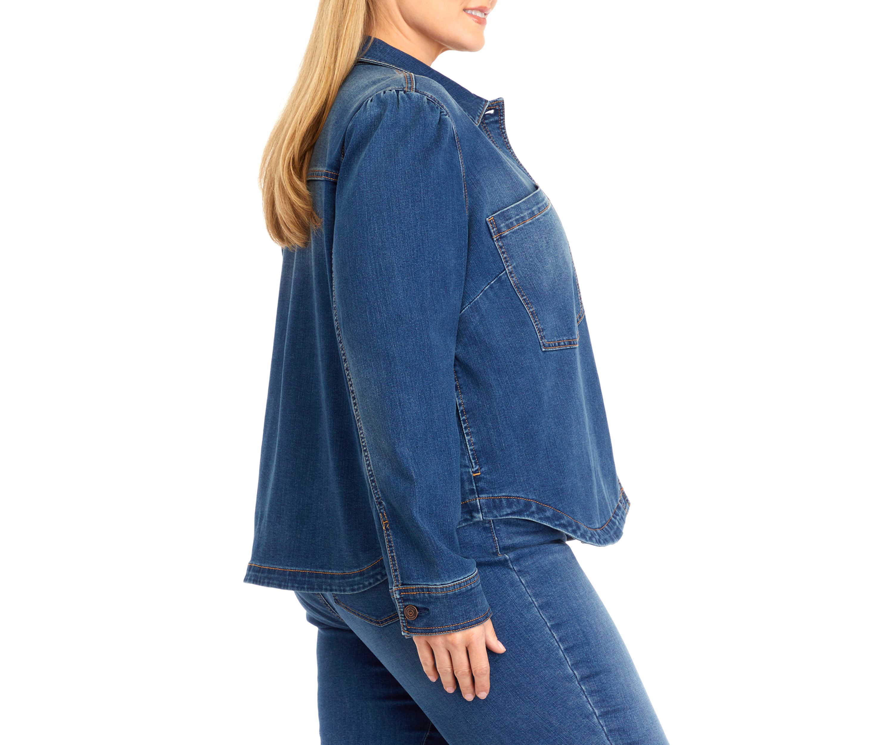 Plus Size Denim Jacket 