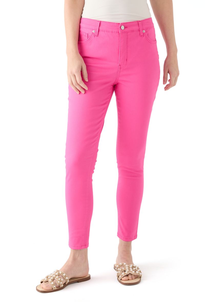 Womens High Rise Skinny Jeans