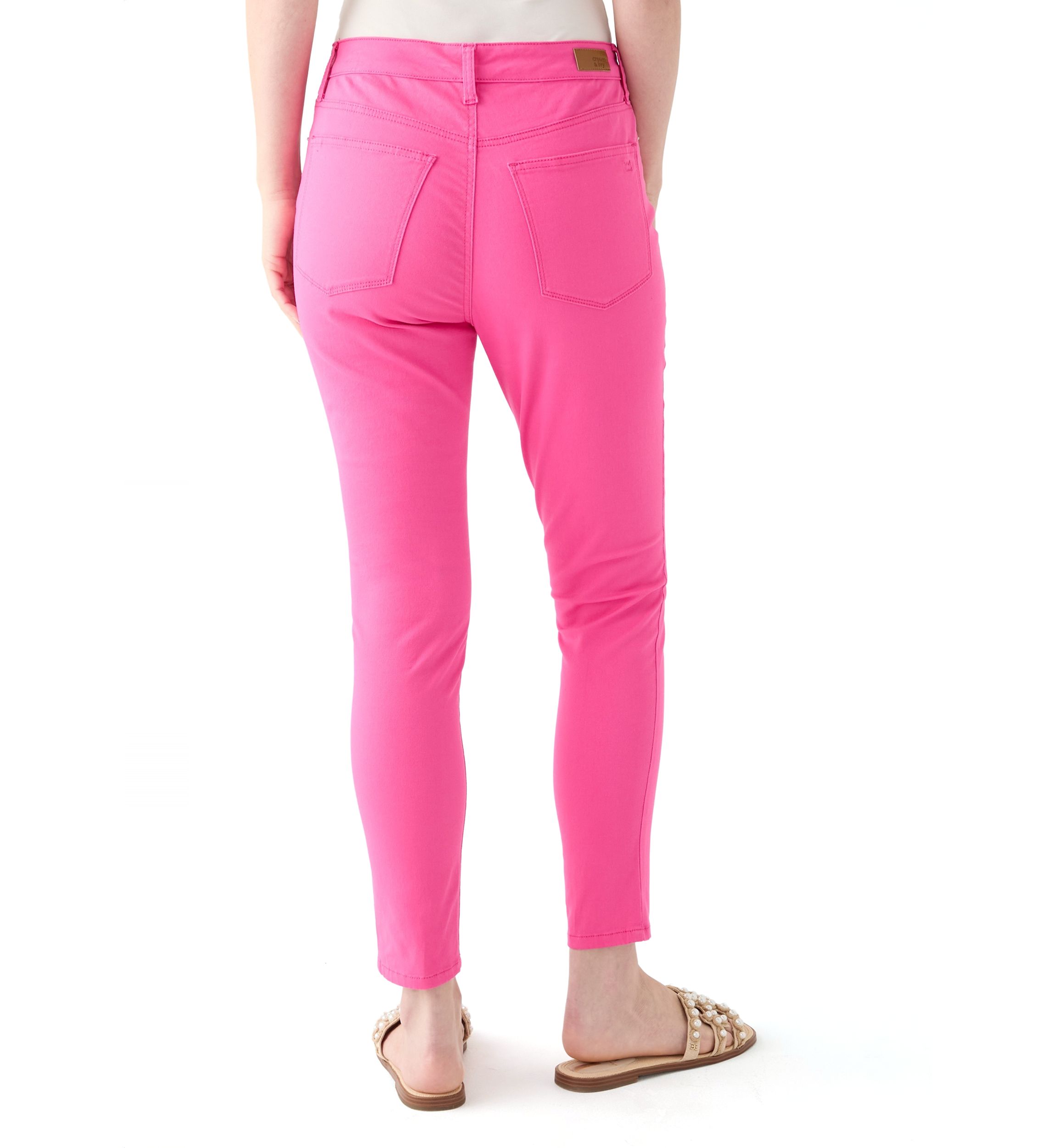 Womens High Rise Skinny Jeans