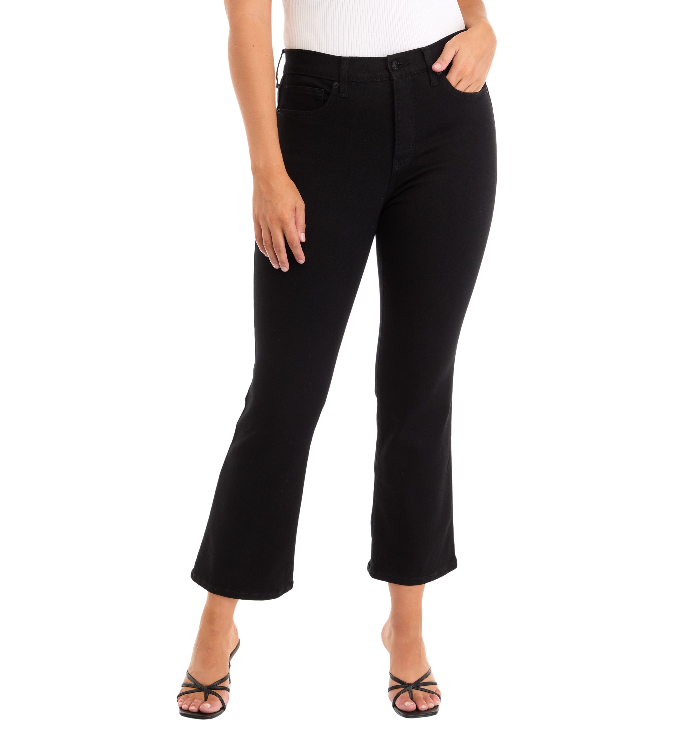 Womens Denim Kick Flare Jeans