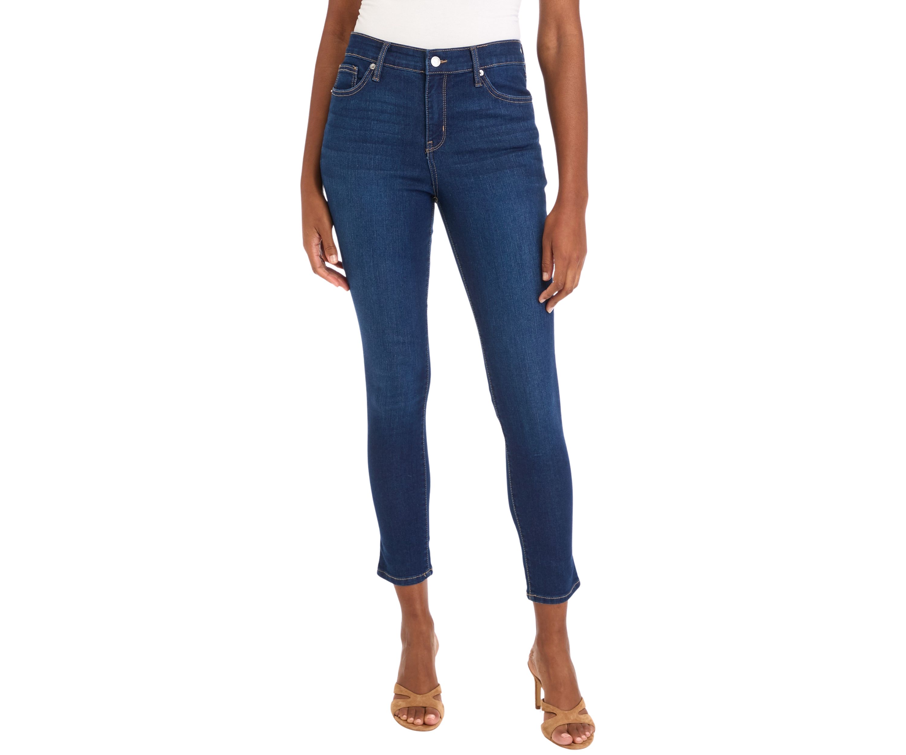 Womens High Rise Skinny Jeans