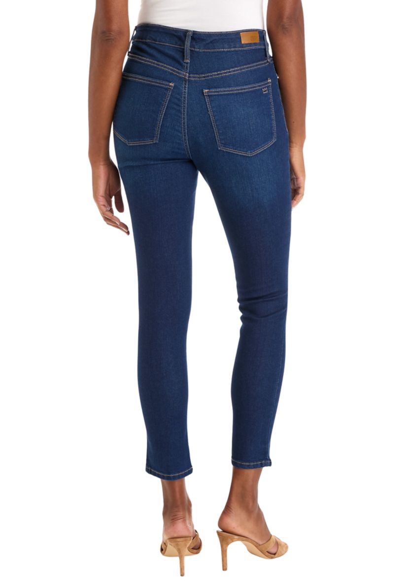 Womens High Rise Skinny Jeans