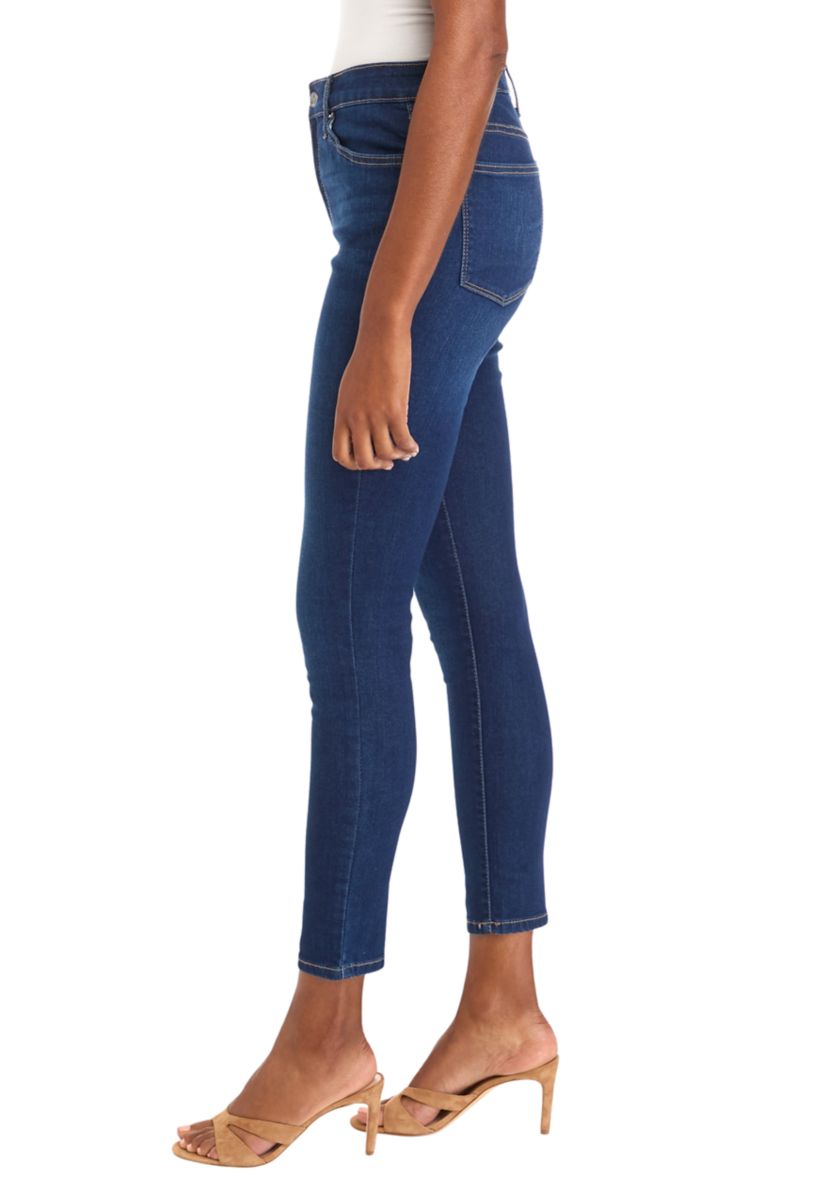 Womens High Rise Skinny Jeans
