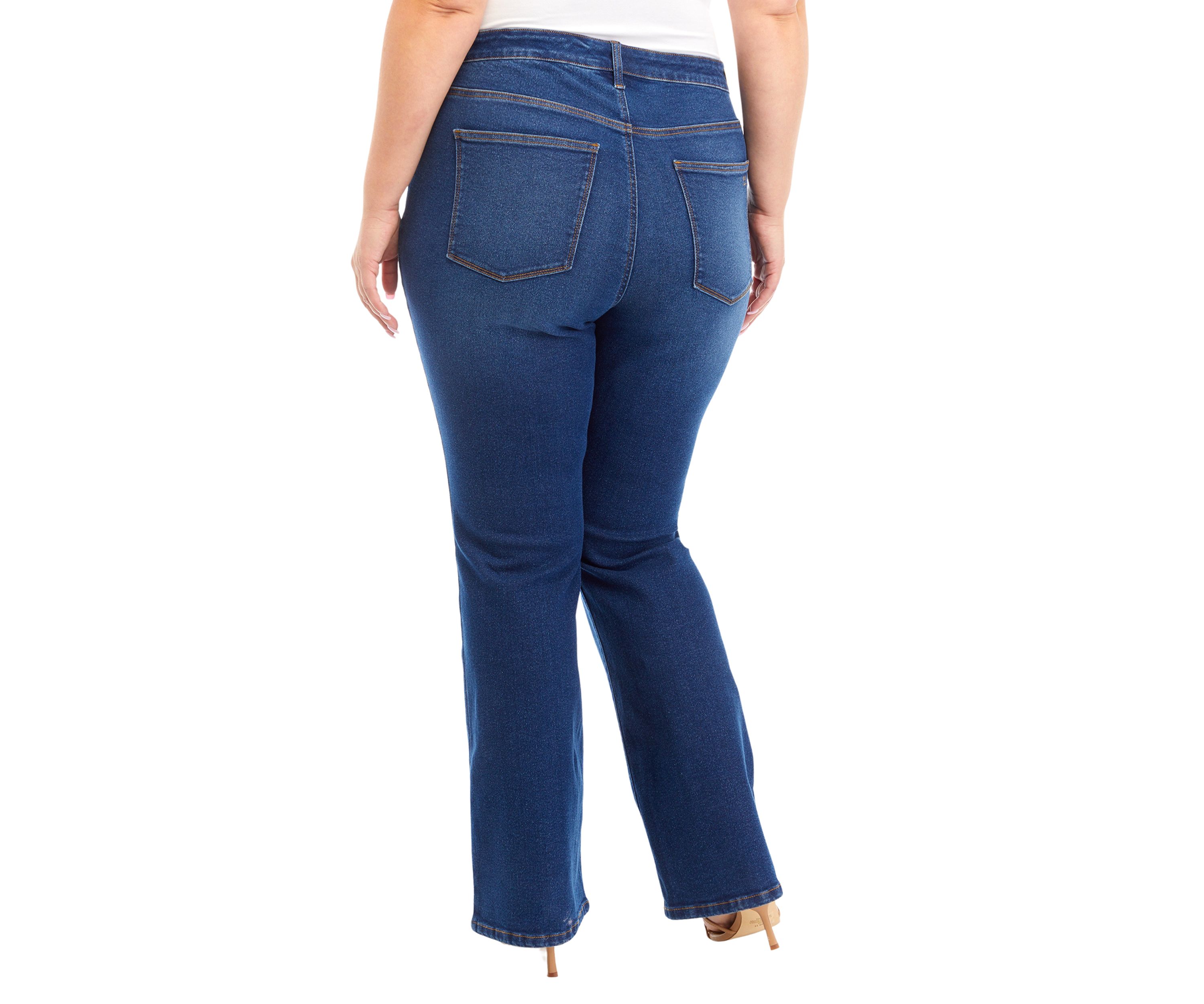 Plus Size High Rise Bootcut Jeans 