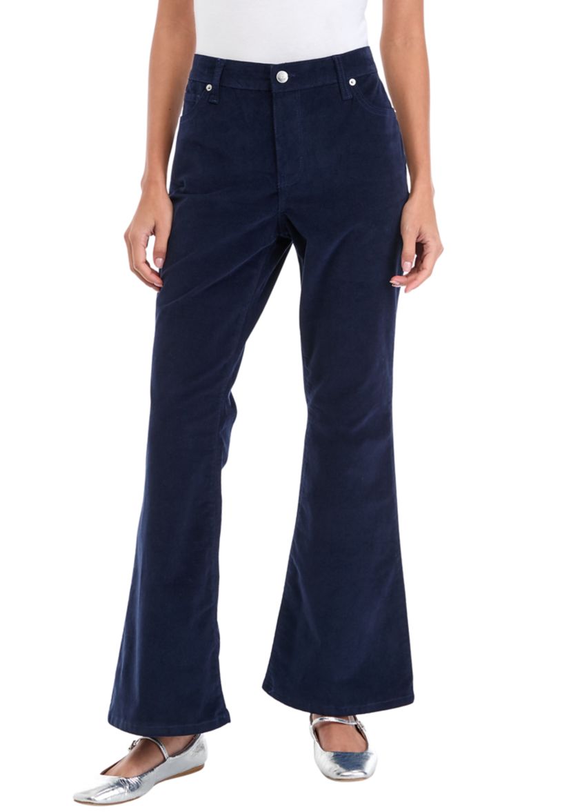 Petite Corduroy Flare Pants