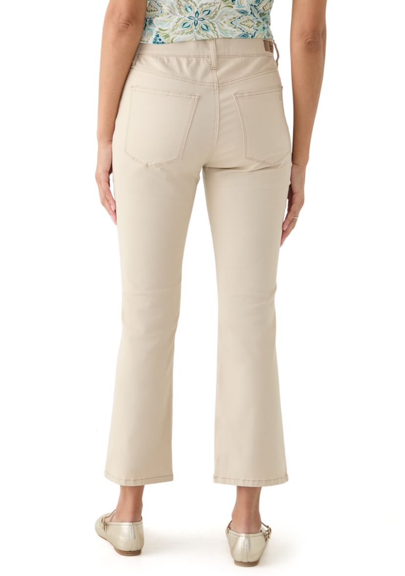 Womens Colored Twill Kick Flare Jeans