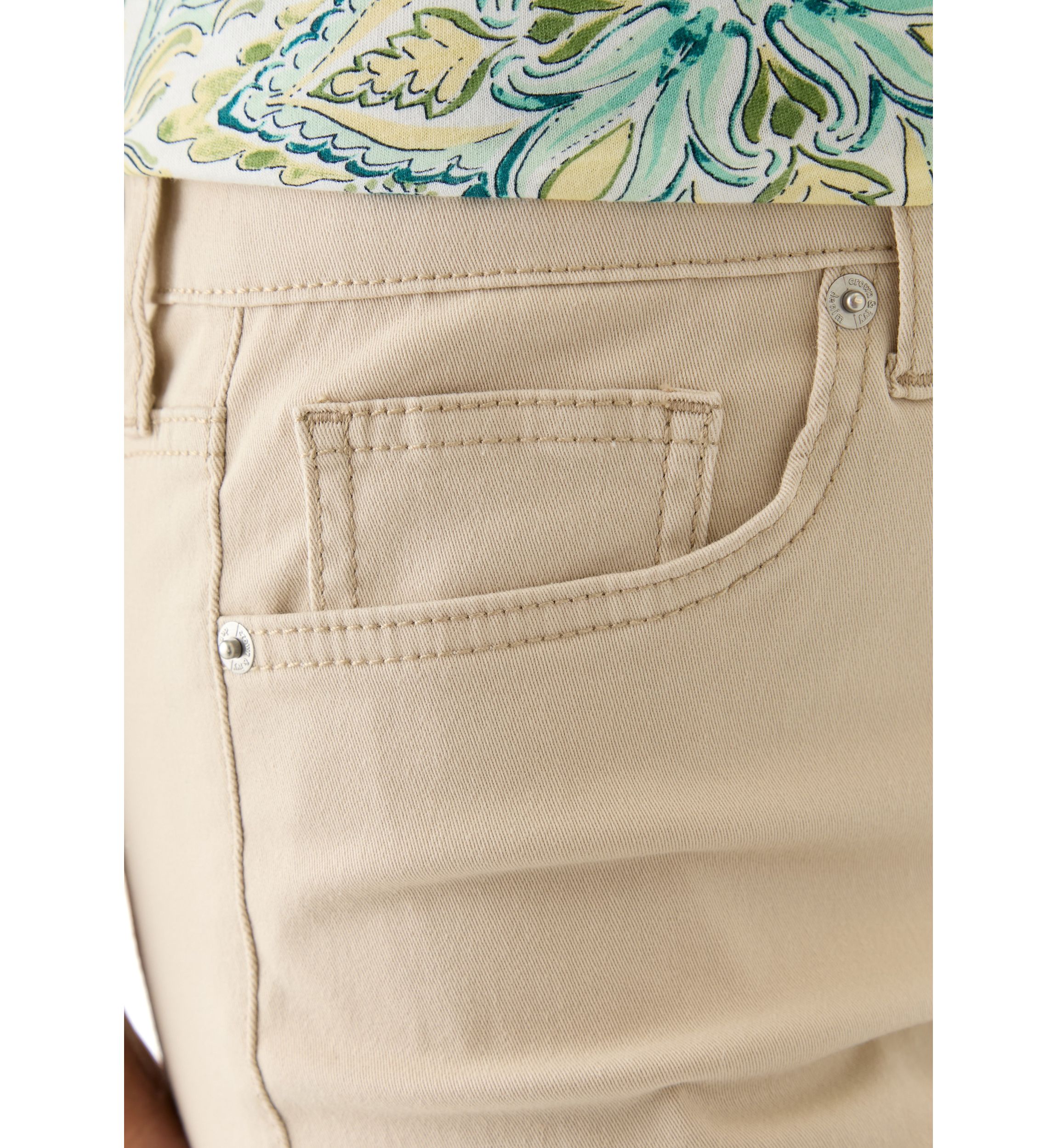 Womens Colored Twill Kick Flare Jeans