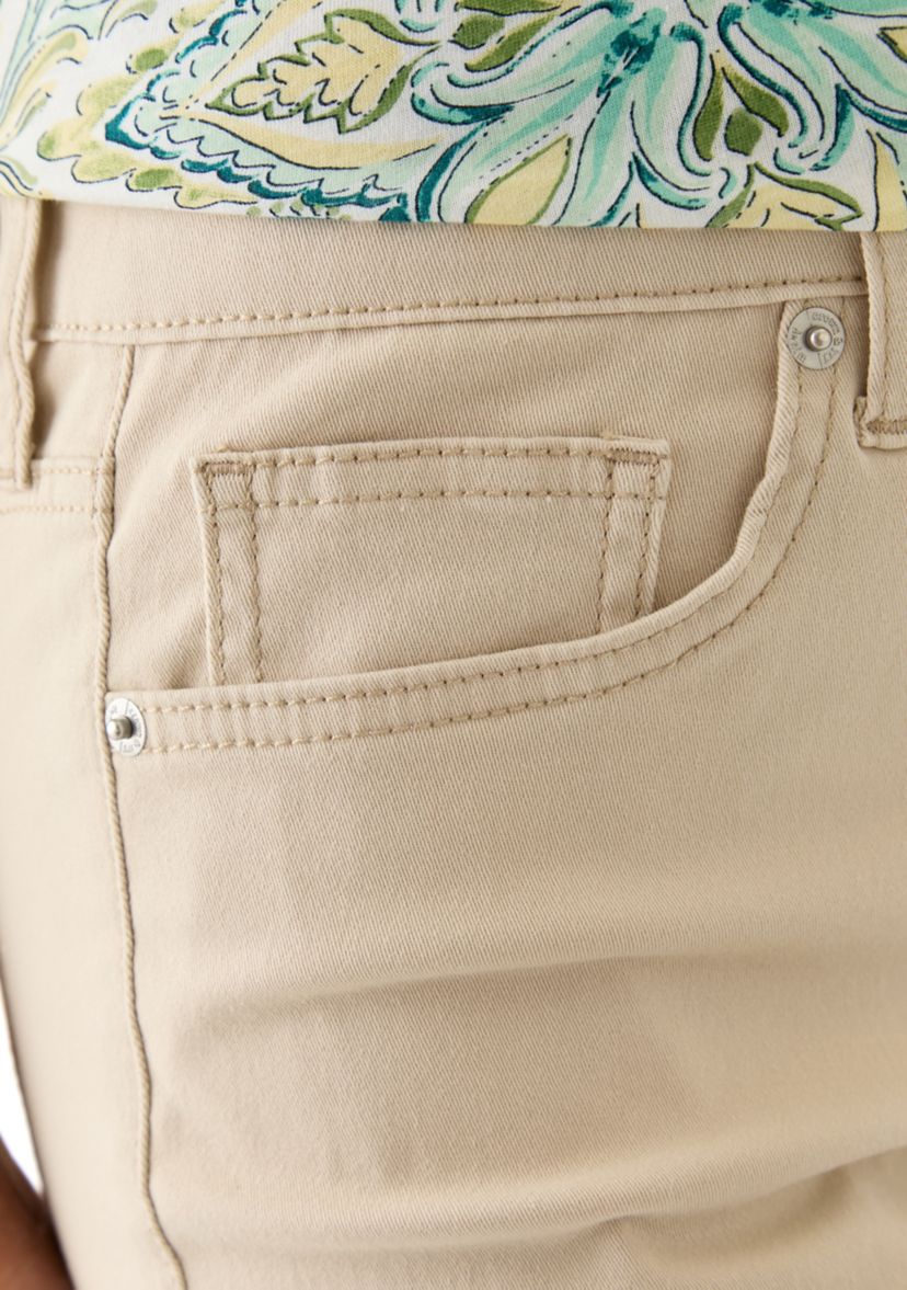 Womens Colored Twill Kick Flare Jeans