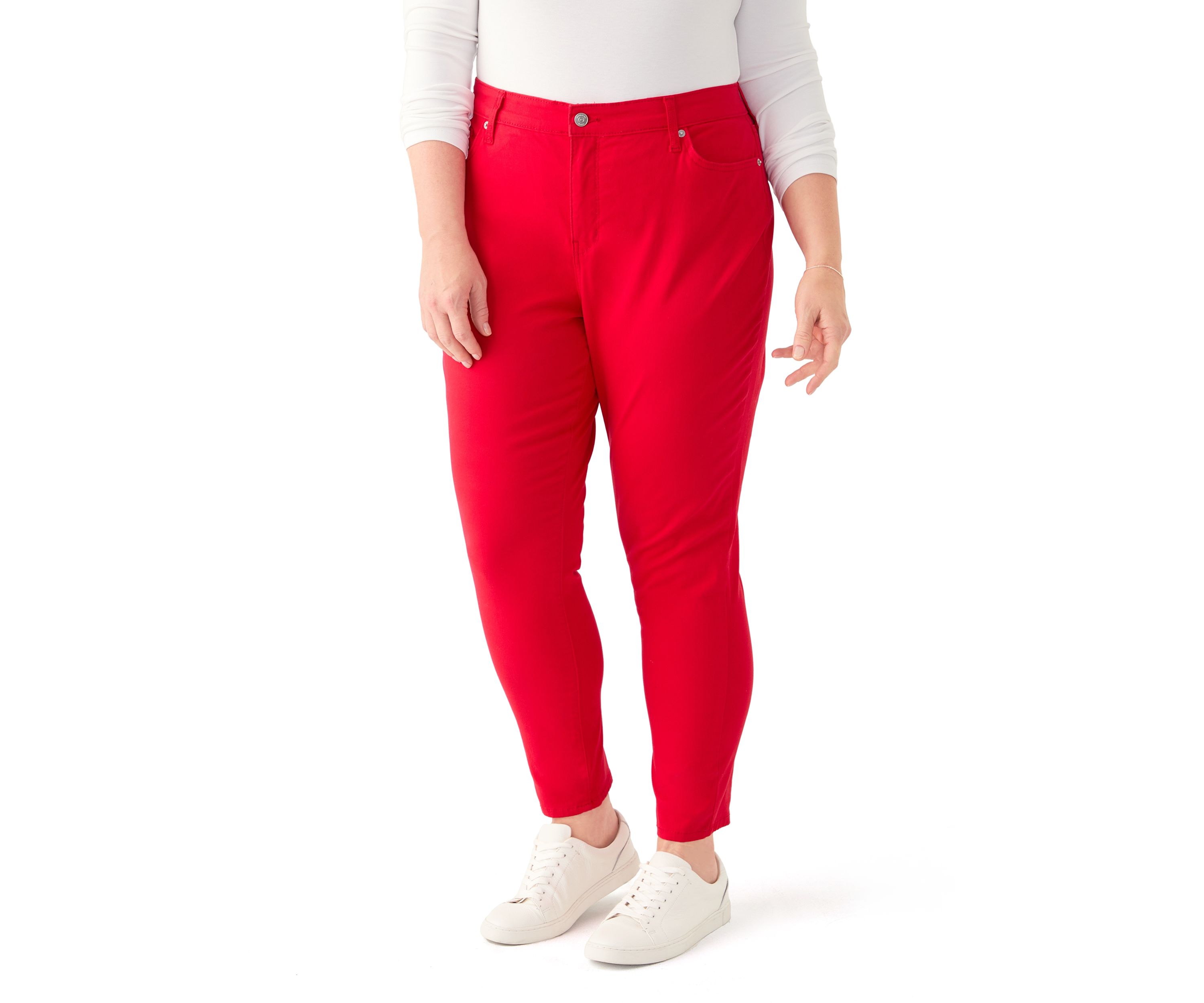 Plus Size High Rise Skinny Jeans 
