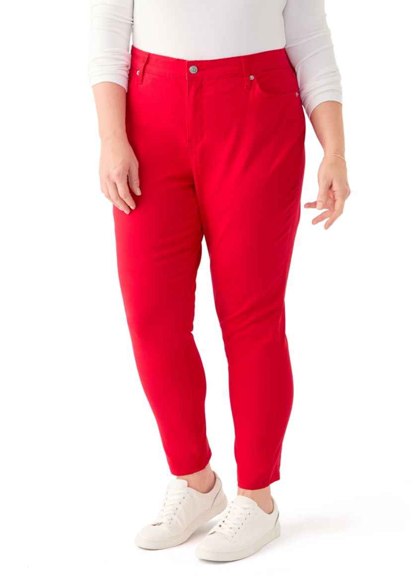 Plus Size High Rise Skinny Jeans 