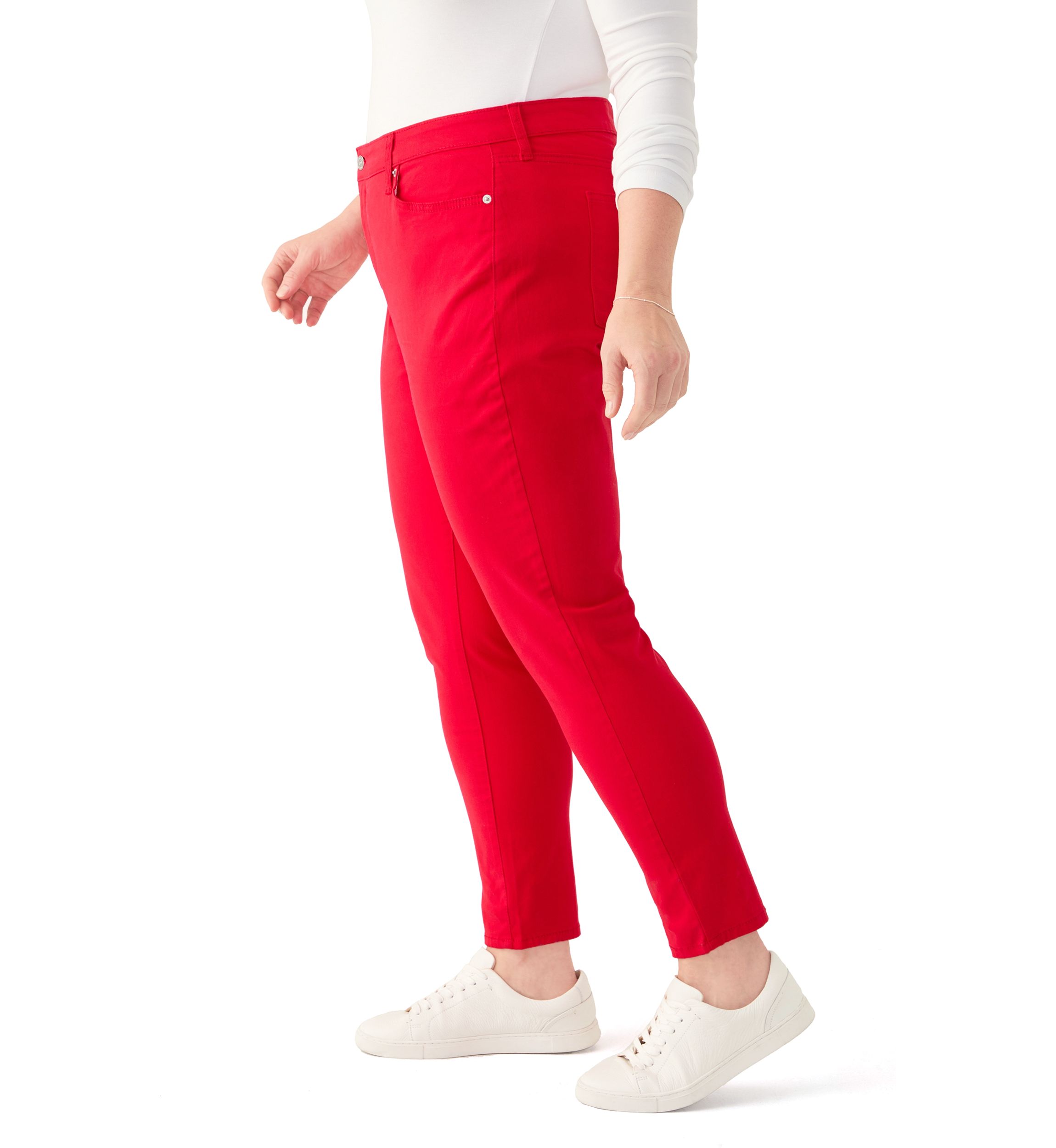 Plus Size High Rise Skinny Jeans 