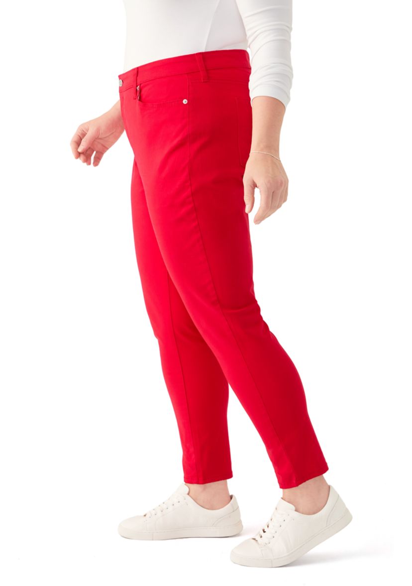 Plus Size High Rise Skinny Jeans 