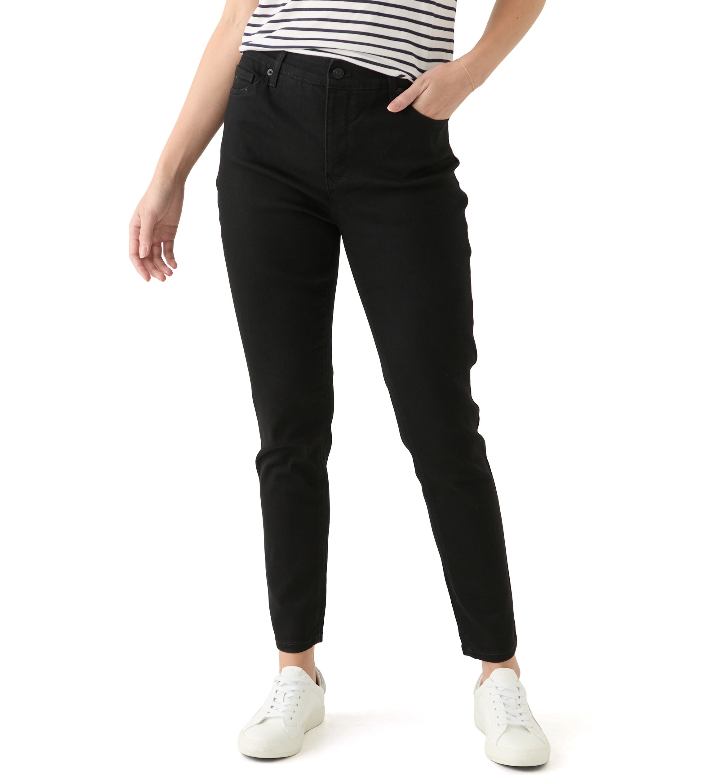 Womens High Rise Skinny Jeans