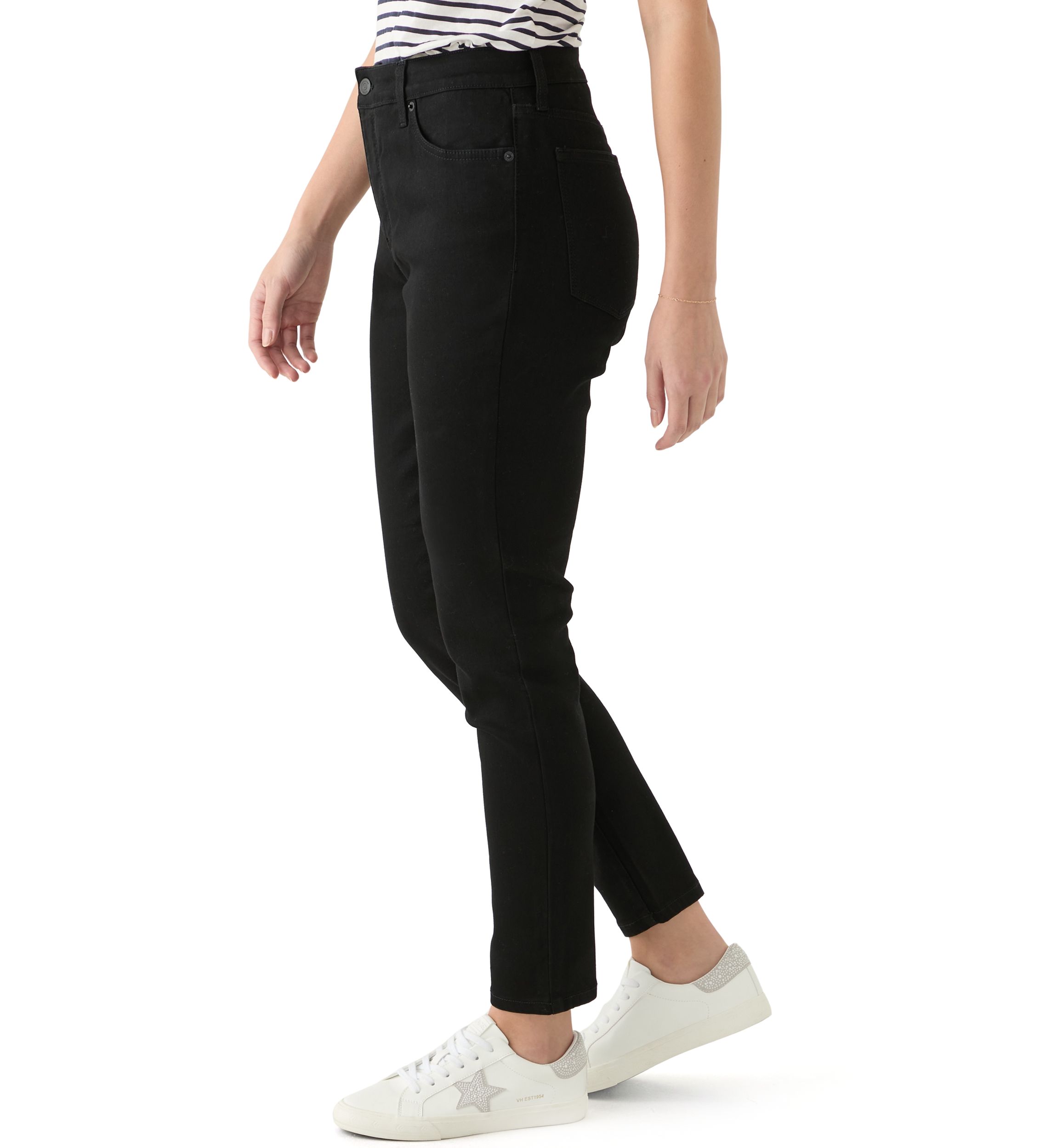 Womens High Rise Skinny Jeans
