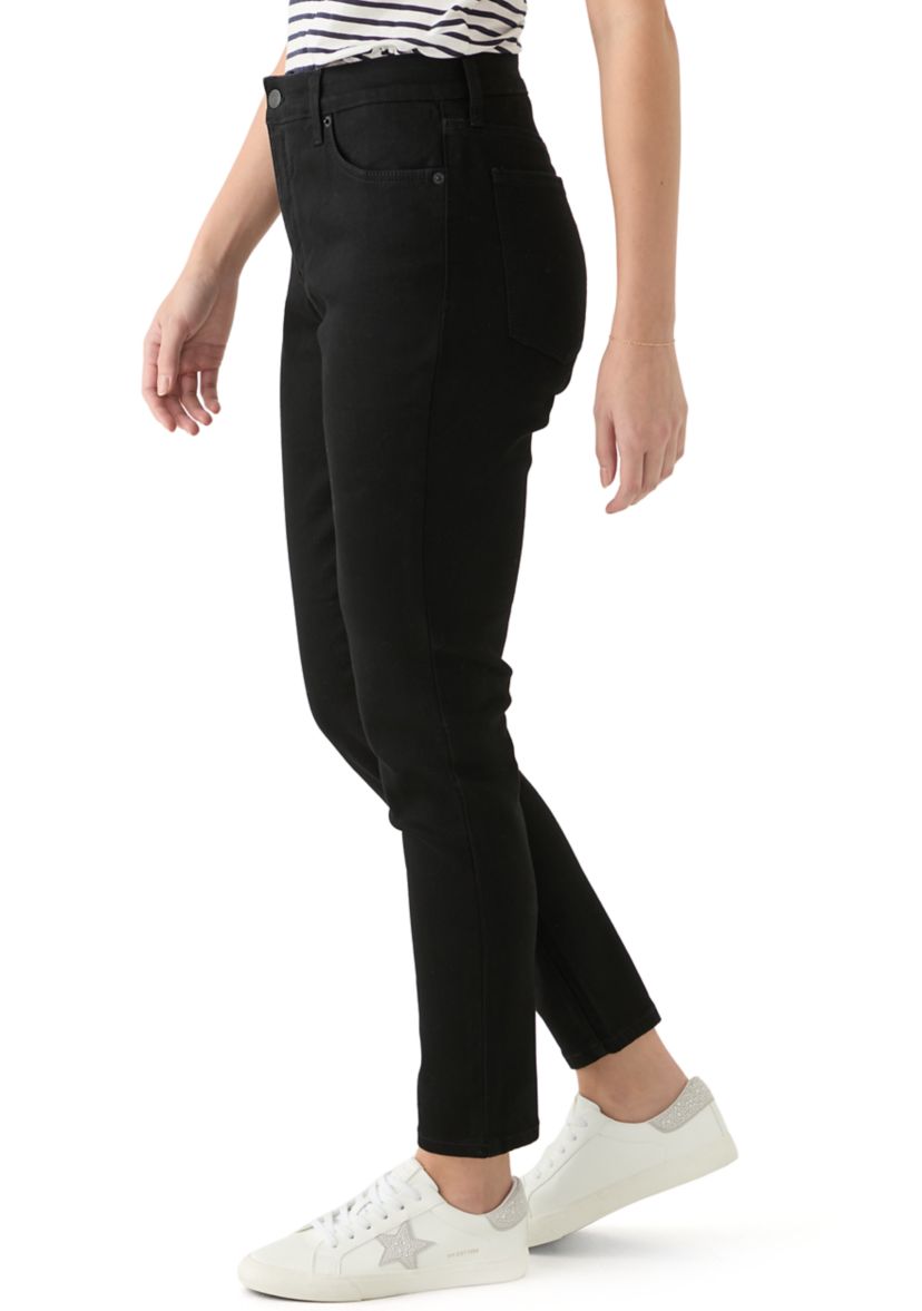 Womens High Rise Skinny Jeans