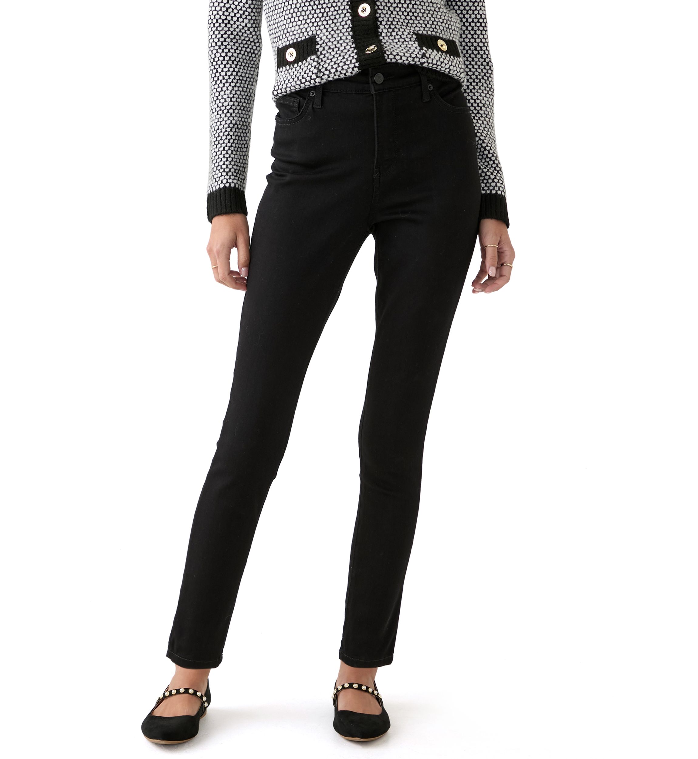 Petite High Rise Skinny Pants