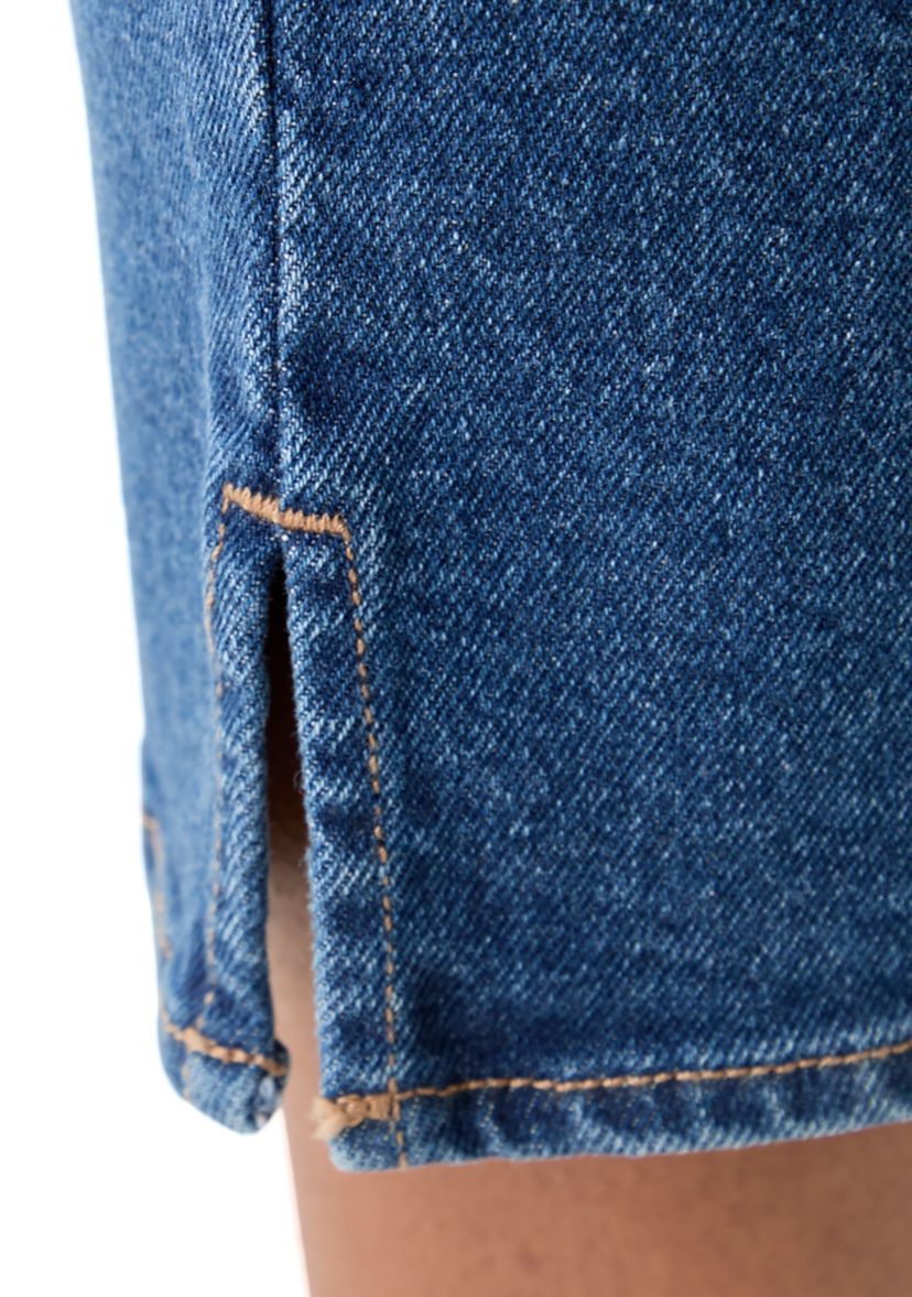 Womens Crop Straight Jeans