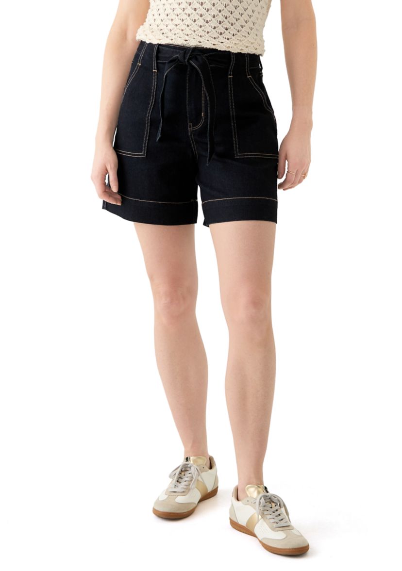 Womens Tie Waist Shorts