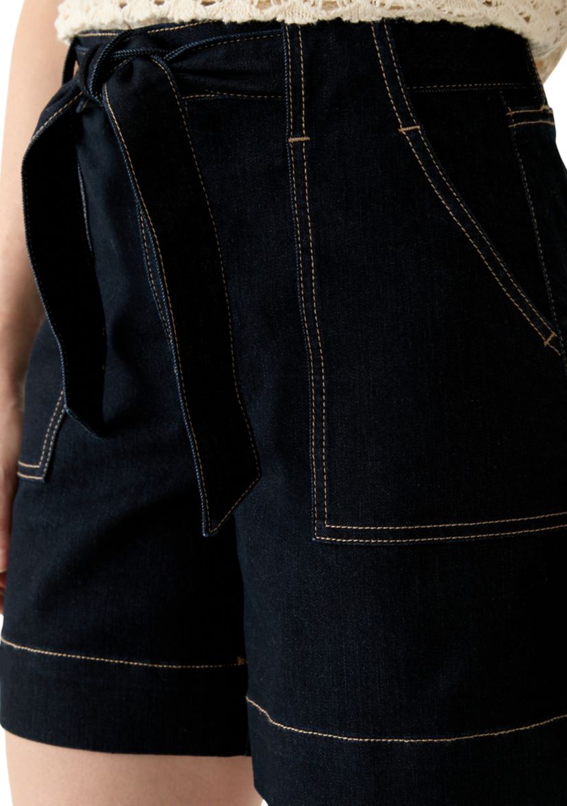 Womens Tie Waist Shorts