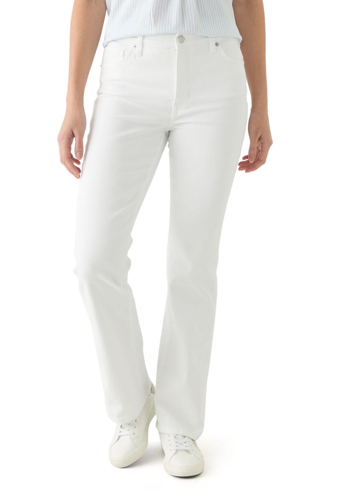 Womens High Rise Bootcut Jeans 