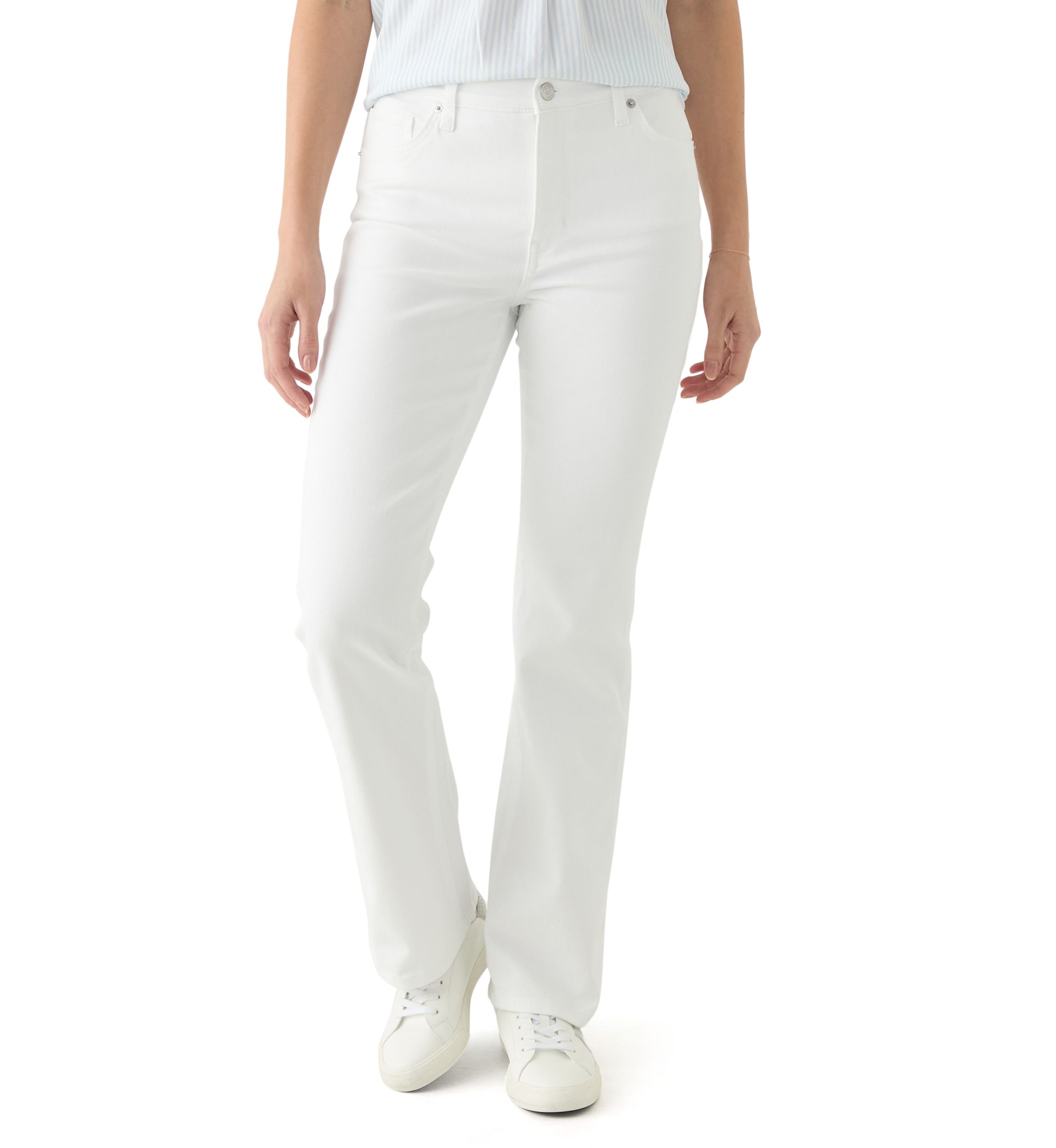 Womens High Rise Bootcut Jeans 
