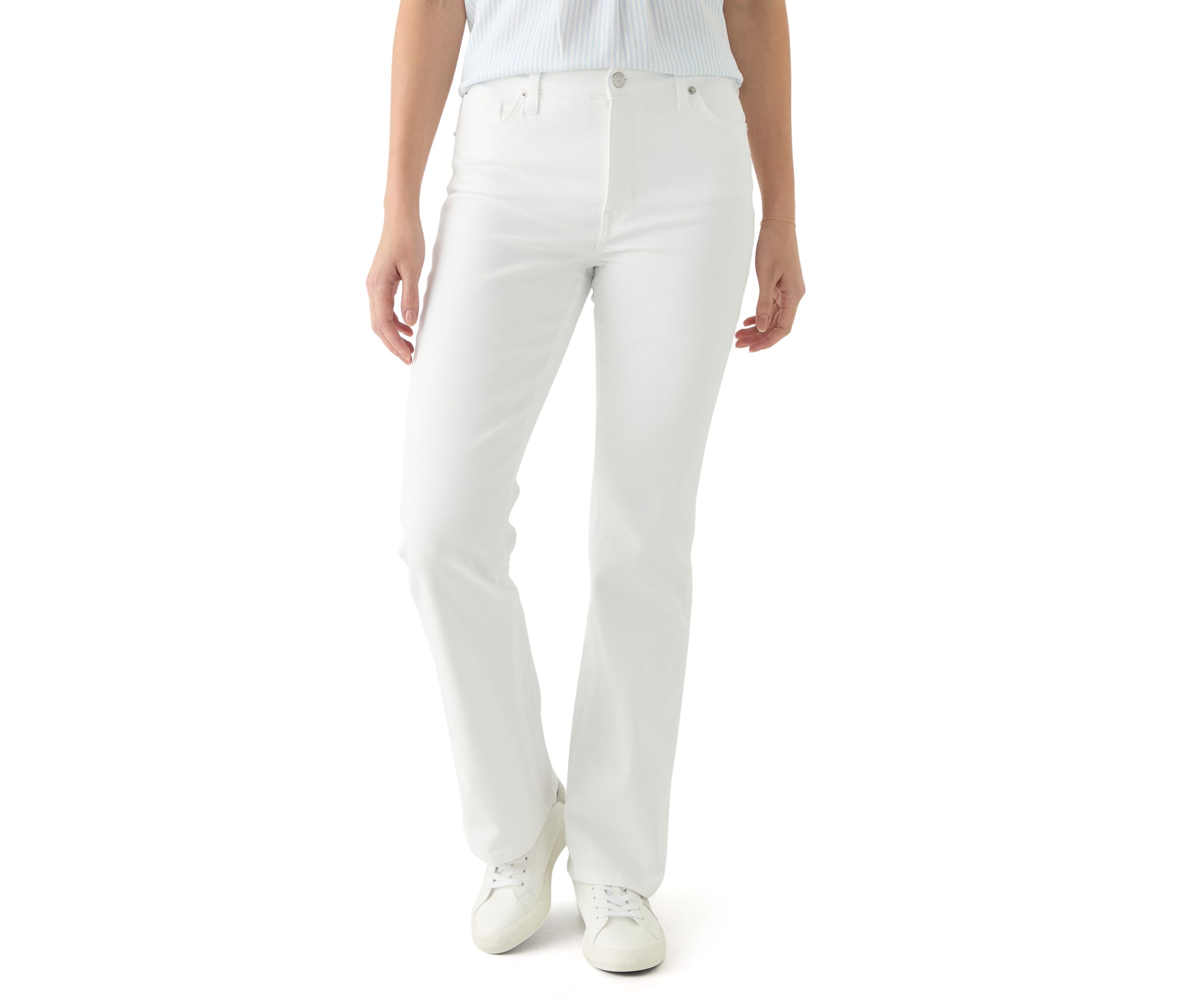 Womens High Rise Bootcut Jeans 