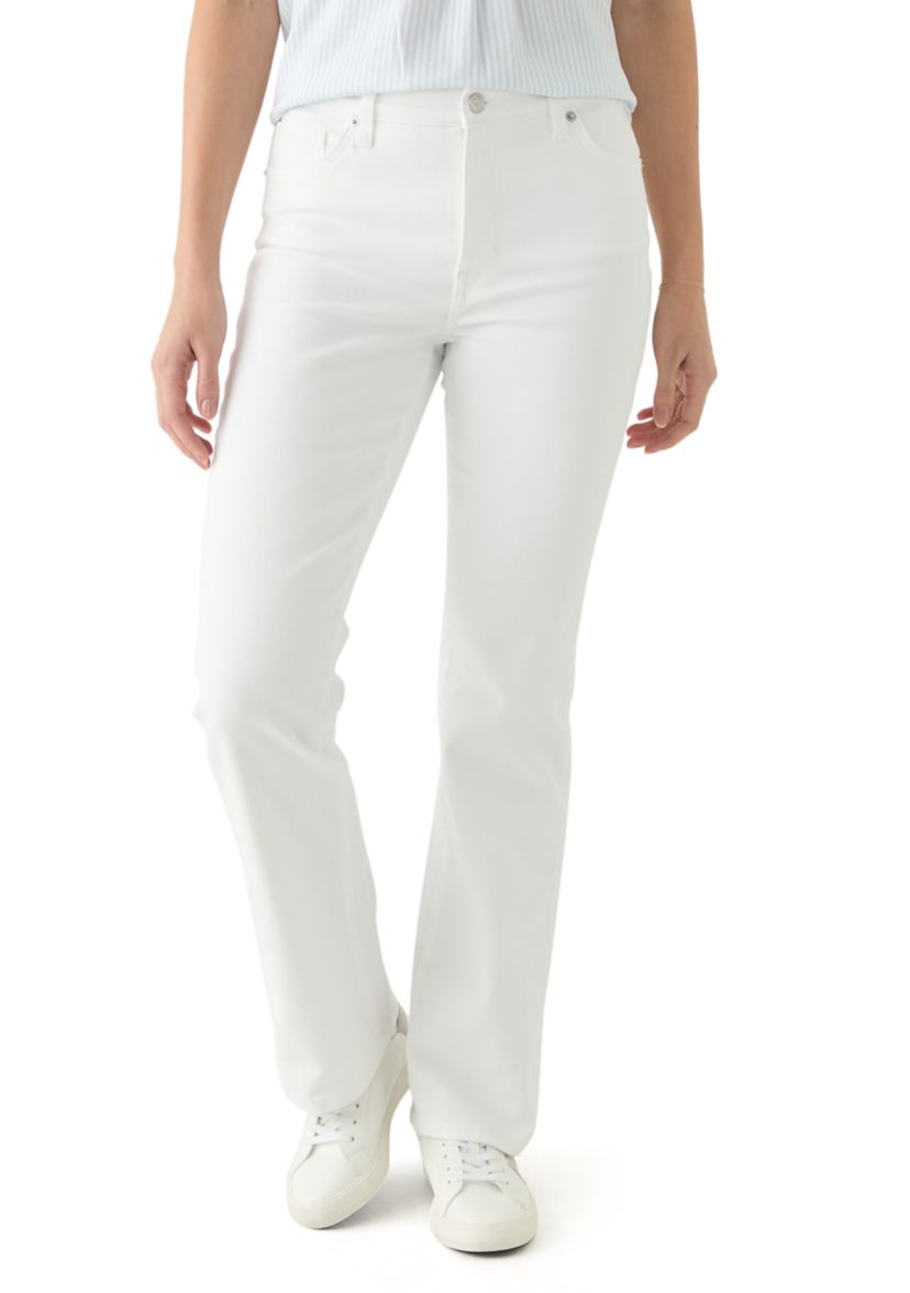 Womens High Rise Bootcut Jeans 