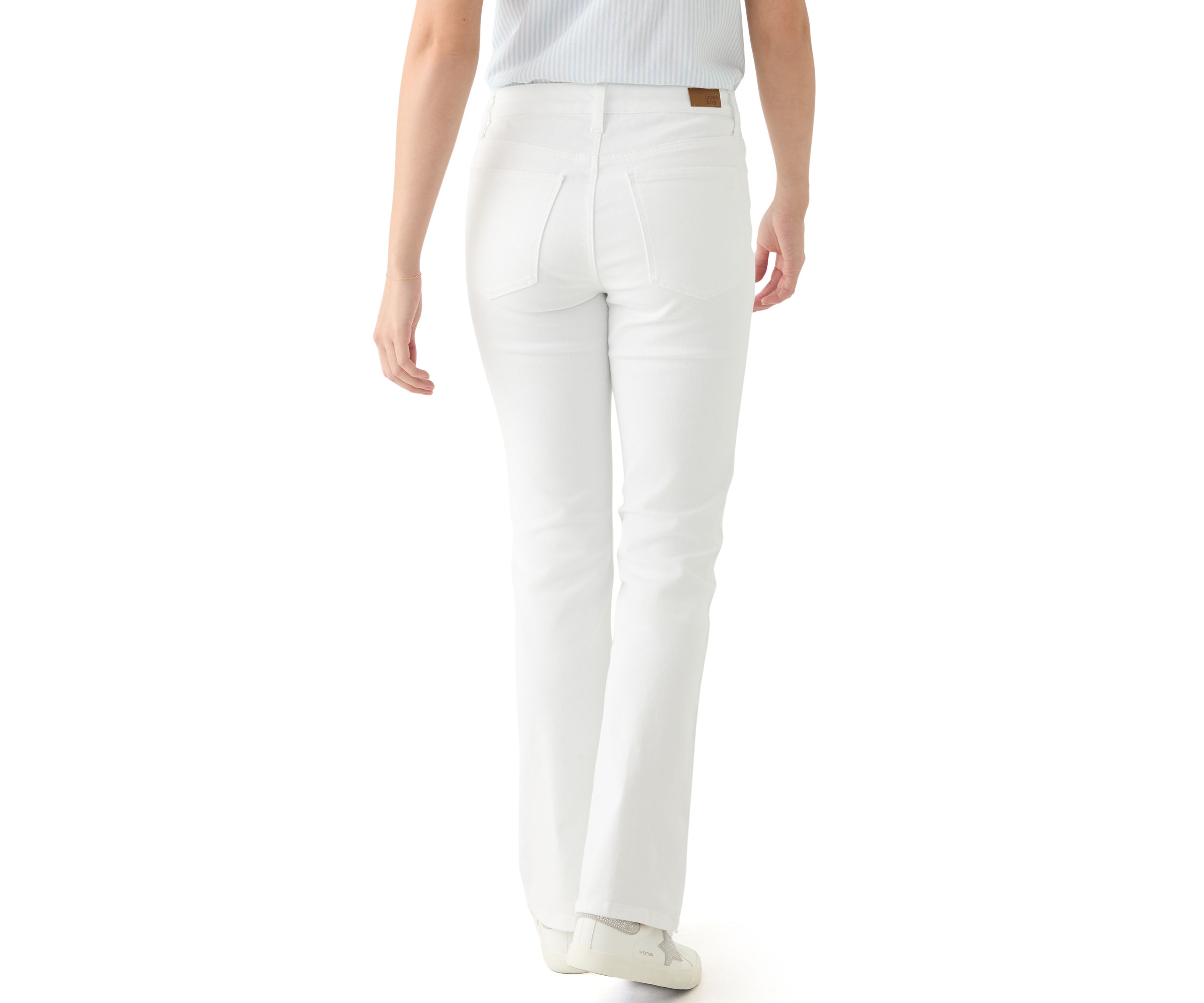 Womens High Rise Bootcut Jeans 