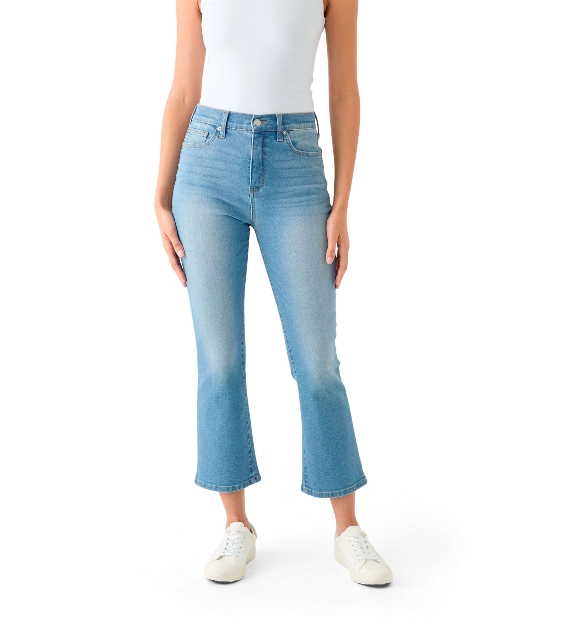 Womens Ankle Flare Pants