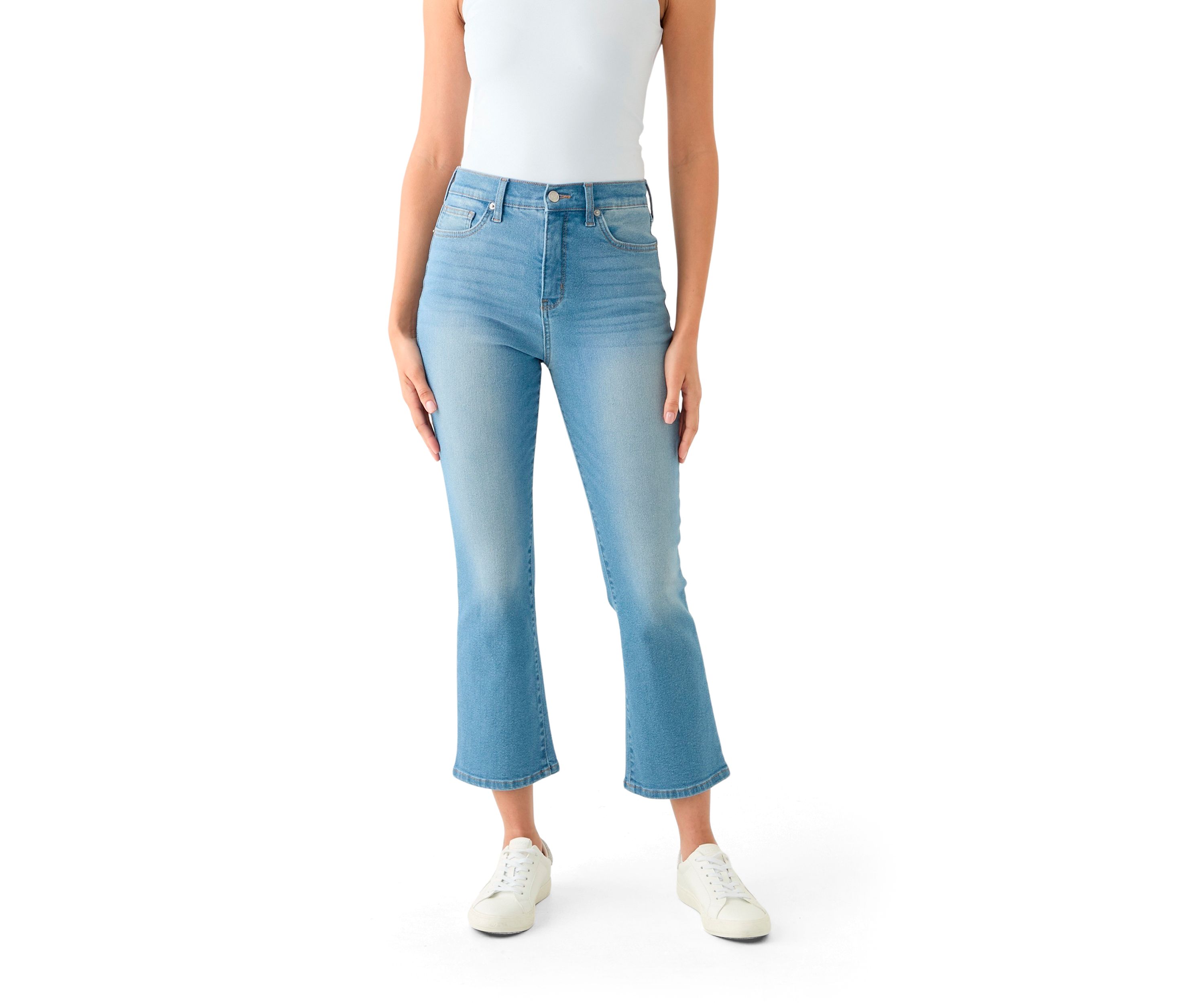 Womens Ankle Flare Pants