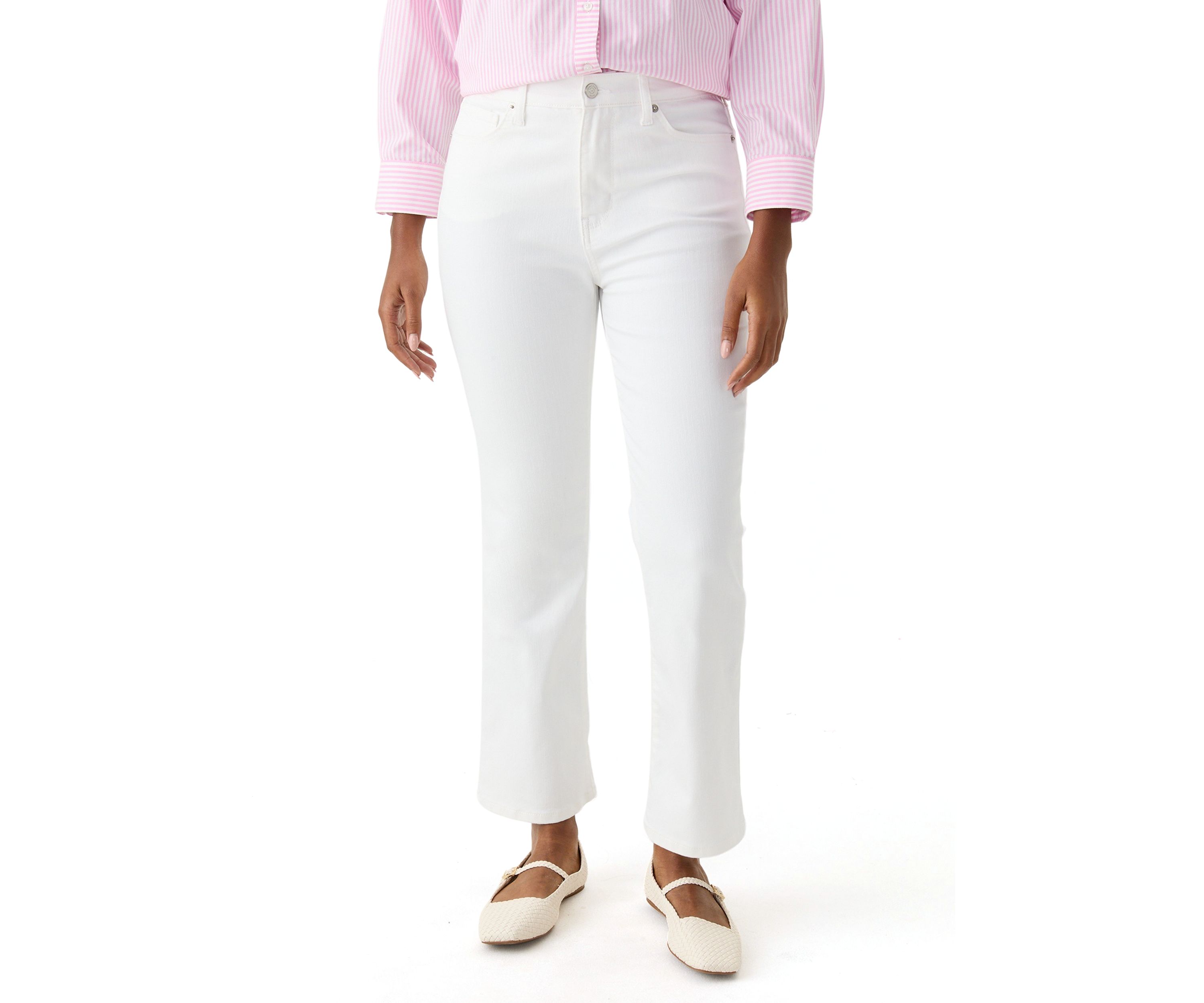 Womens Denim Kick Flare Jeans