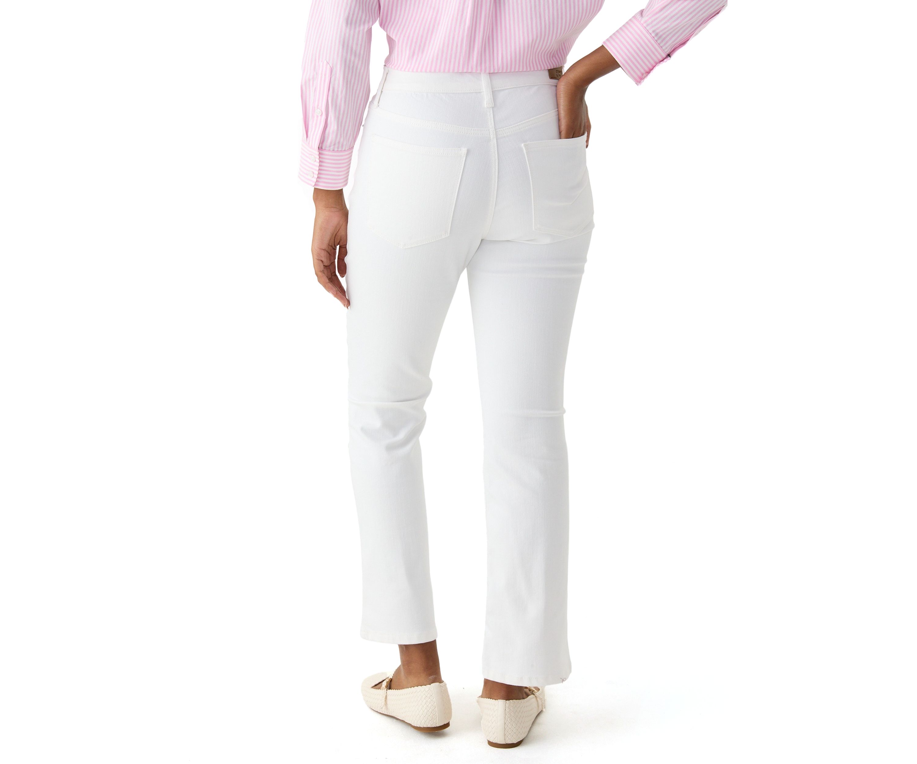 Womens Denim Kick Flare Jeans