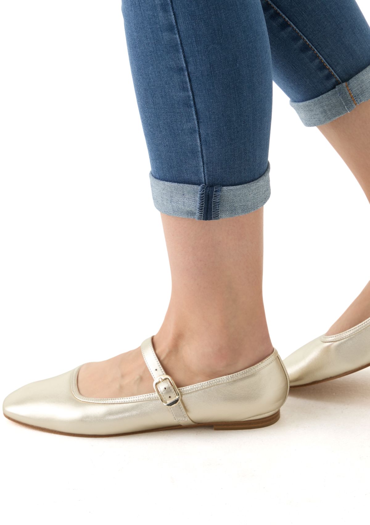 Womens Denim Skinny Cropped Jeans 