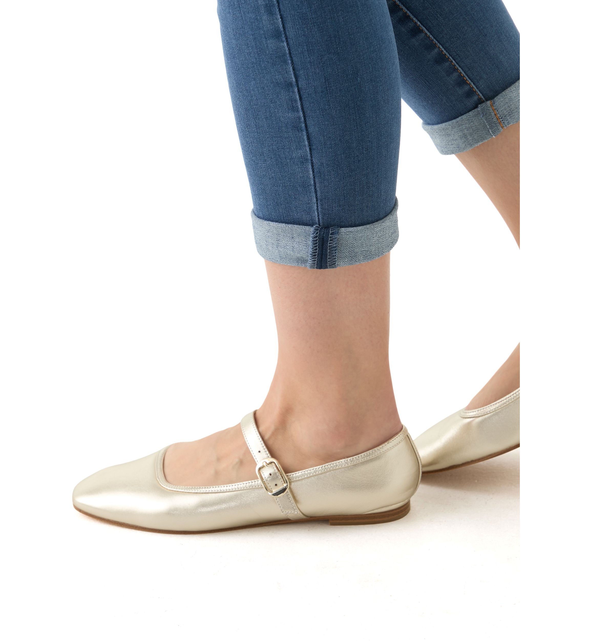 Womens Denim Skinny Cropped Jeans 