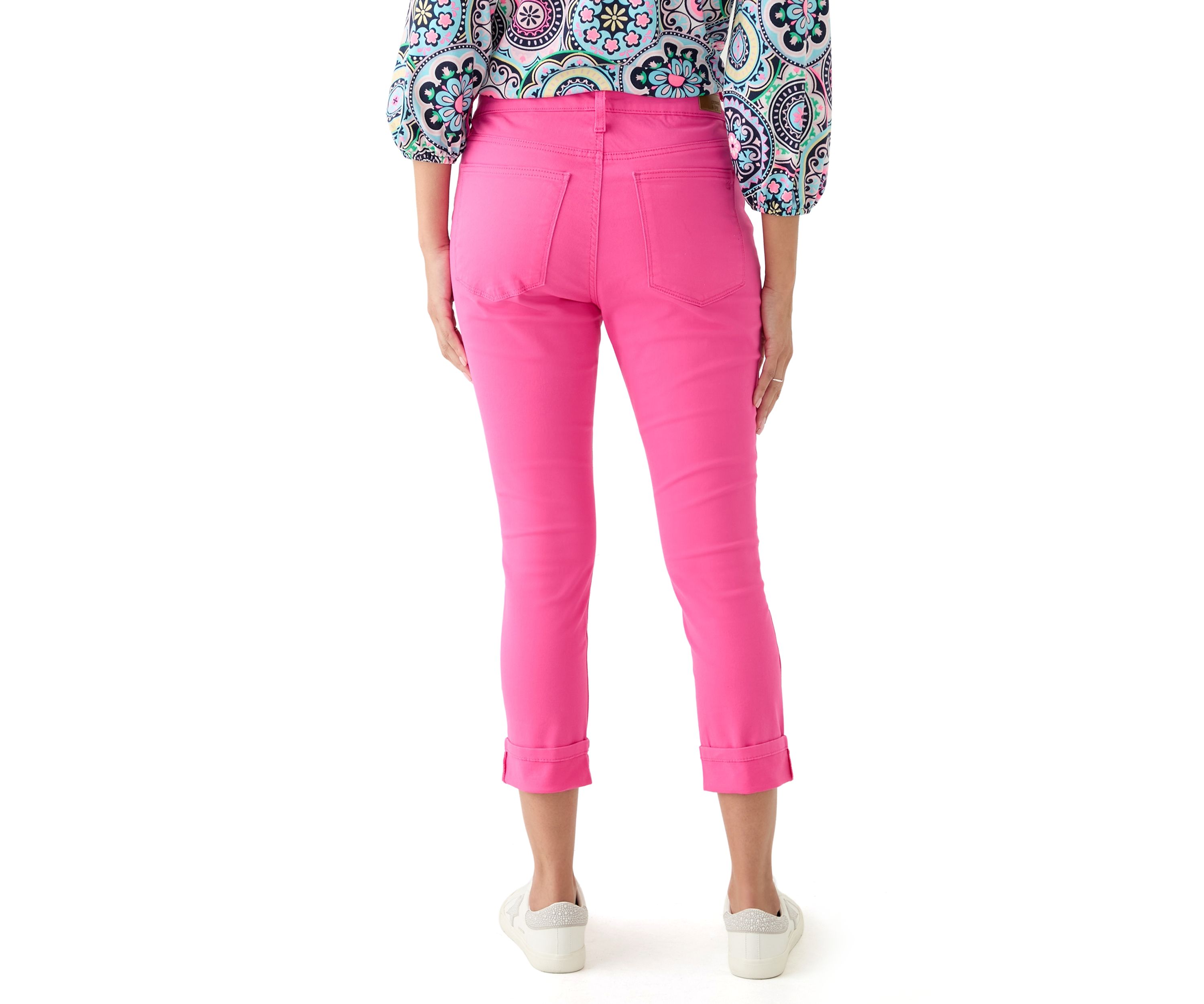 Womens Skinny Cropped Jeans 