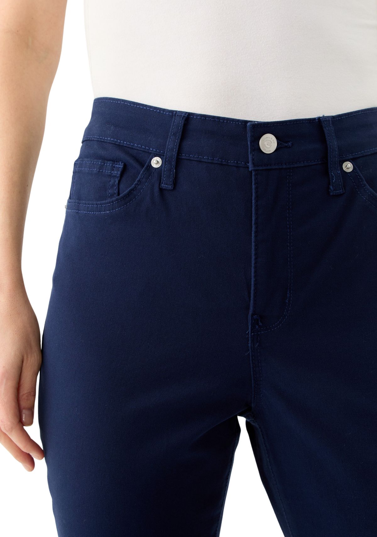 Womens Skinny Cropped Jeans 