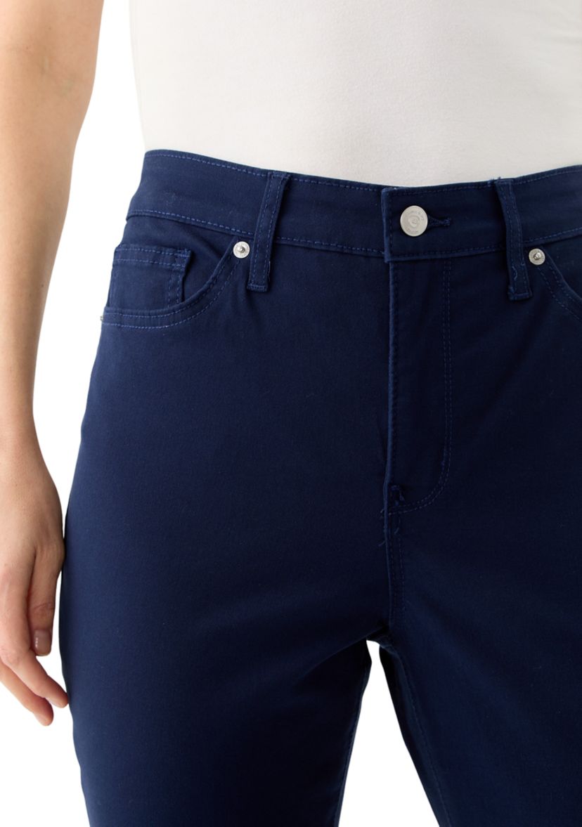 Womens Skinny Cropped Jeans 