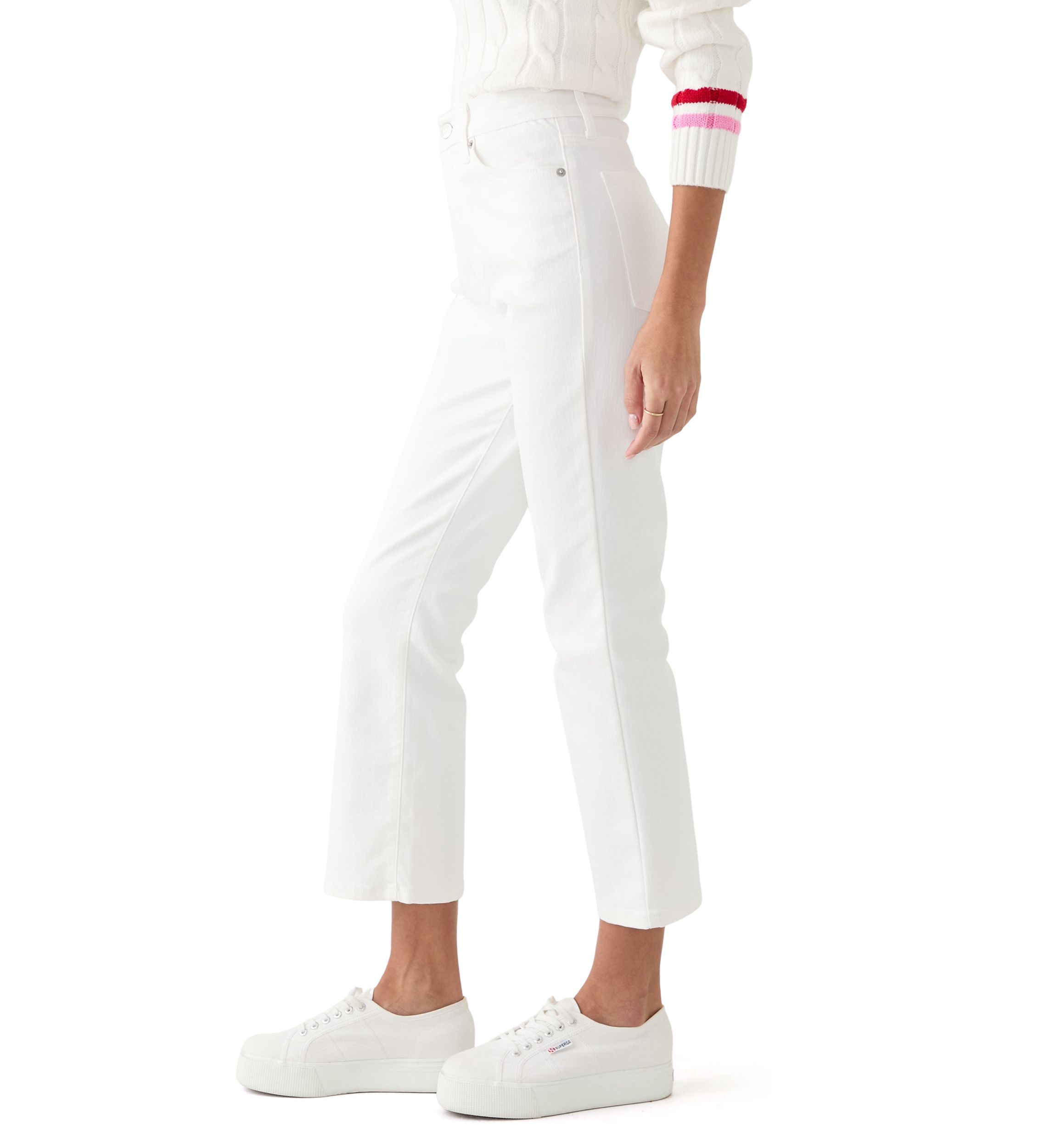 Petite Twill Flare Pants
