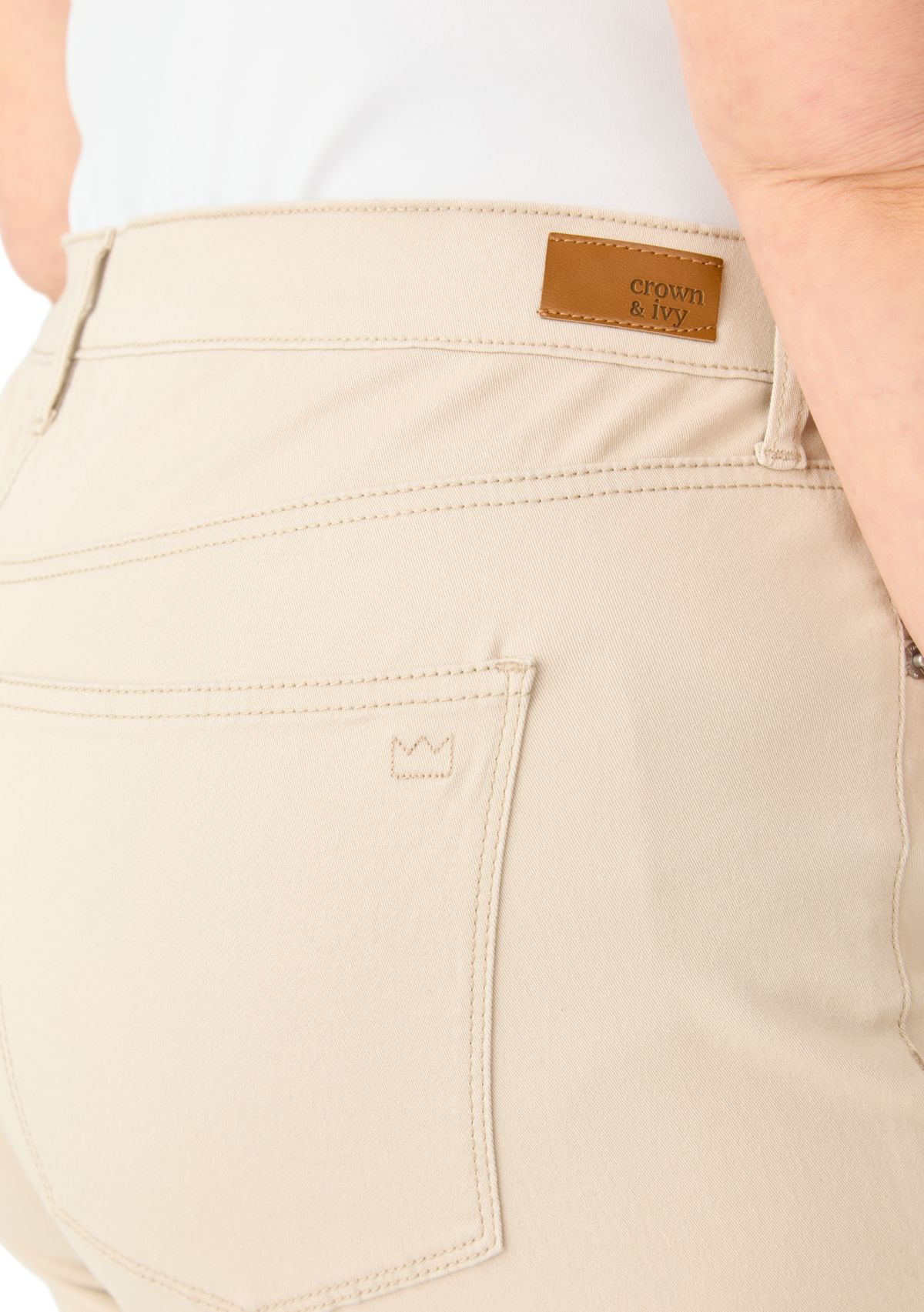 Plus Size Colored Twill Kick Flare Jeans