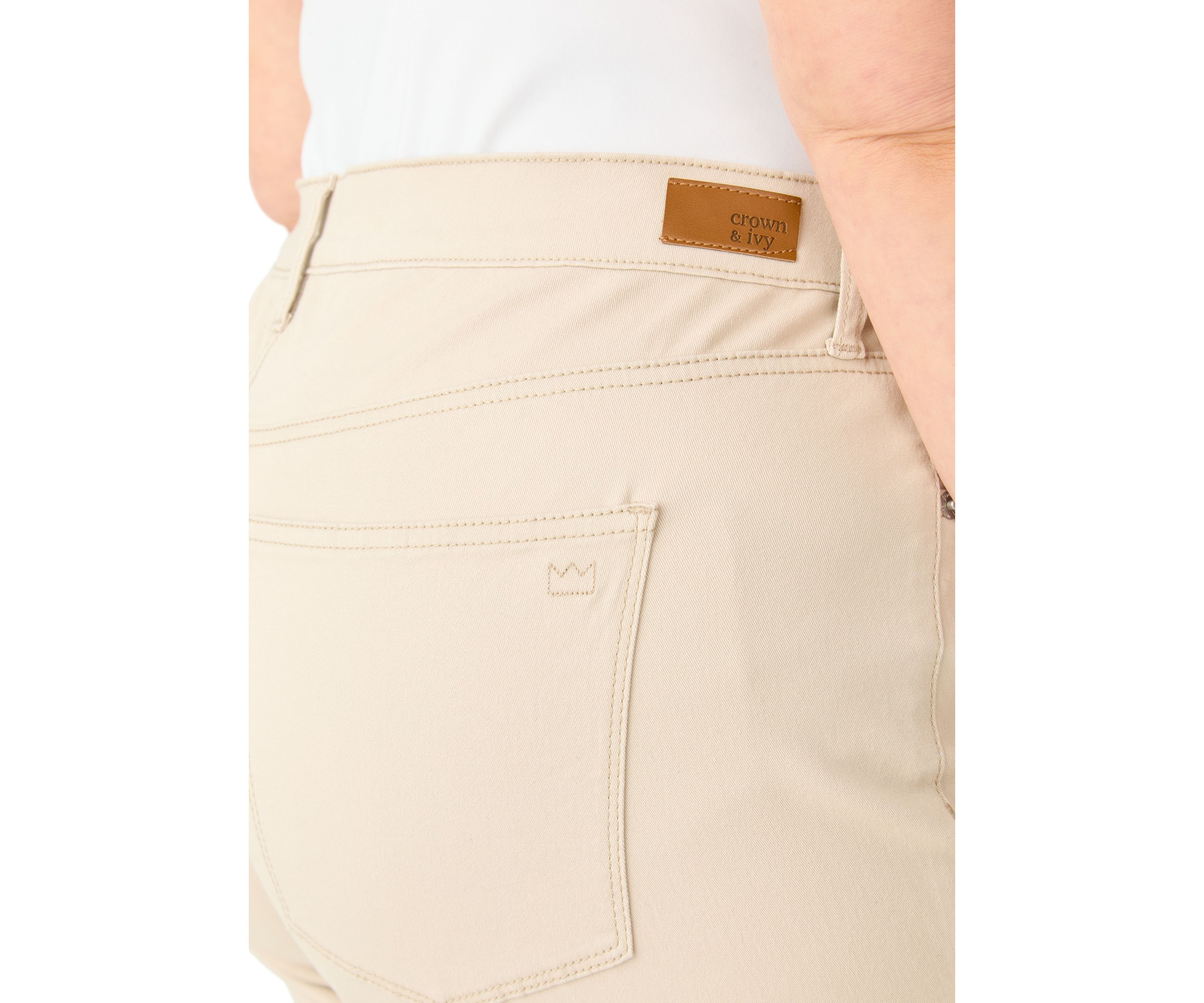 Plus Size Colored Twill Kick Flare Jeans