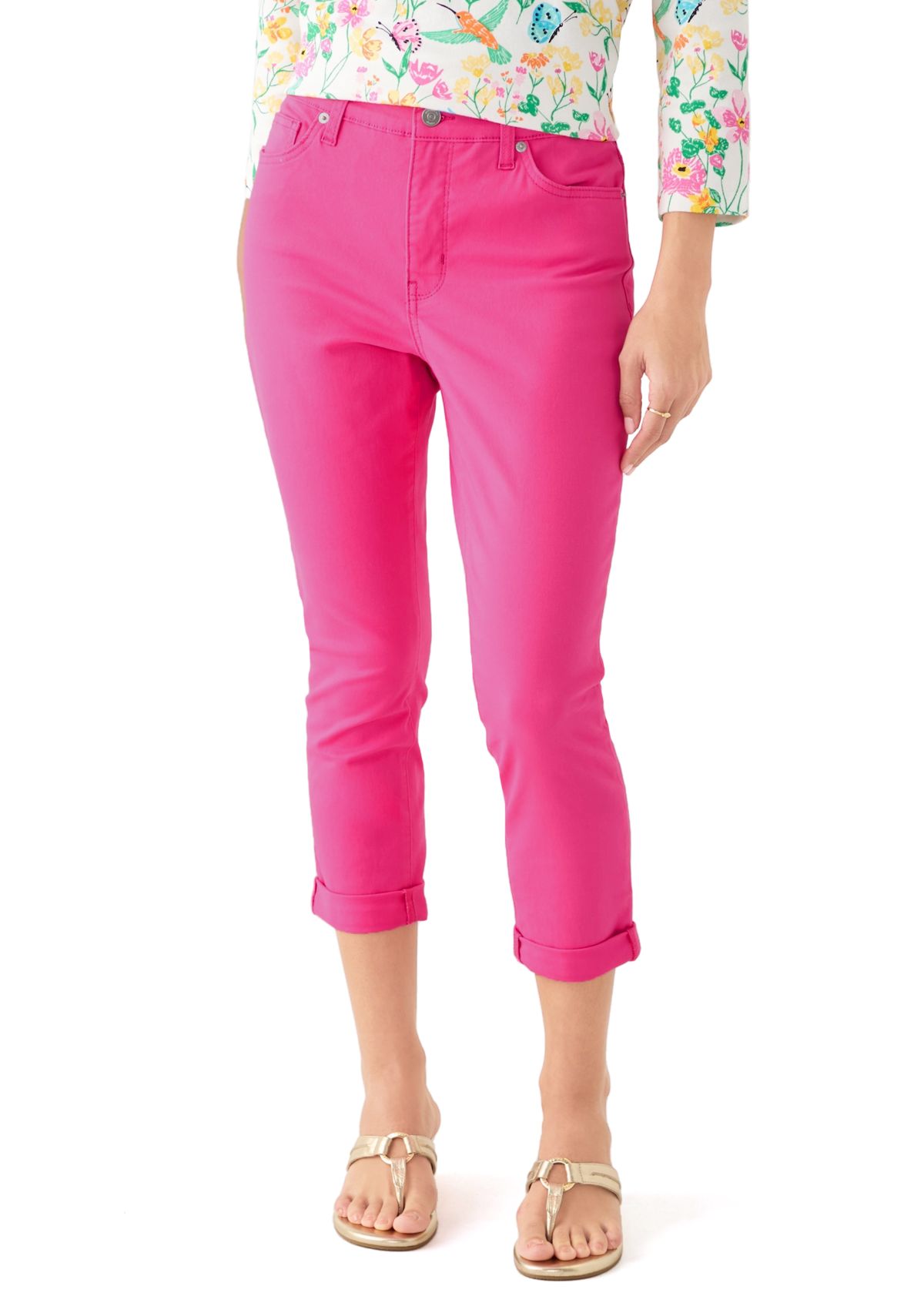 Petite High Rise Skinny Cropped Jeans