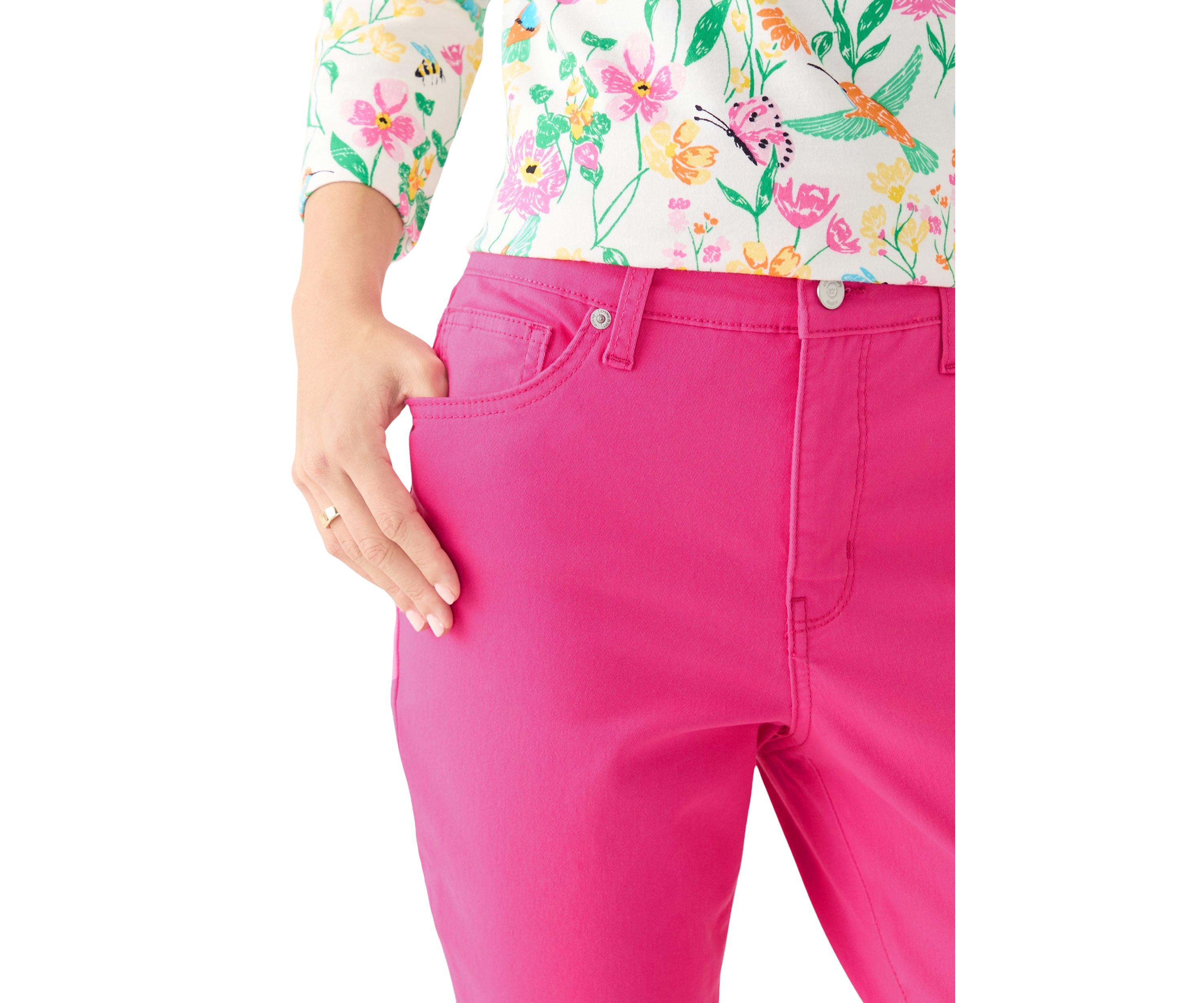 Petite High Rise Skinny Cropped Jeans