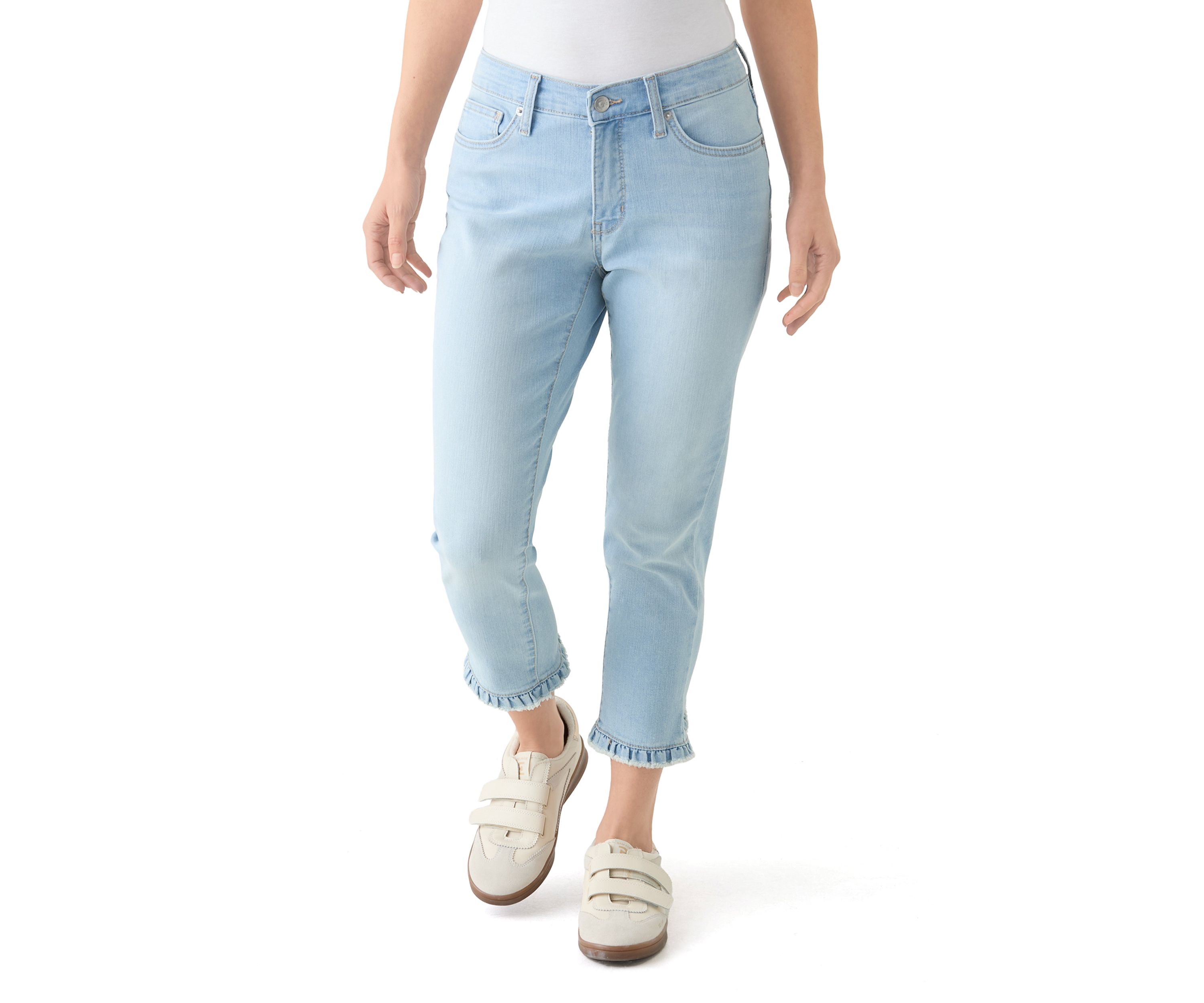 Petite Cropped Denim Jeans
