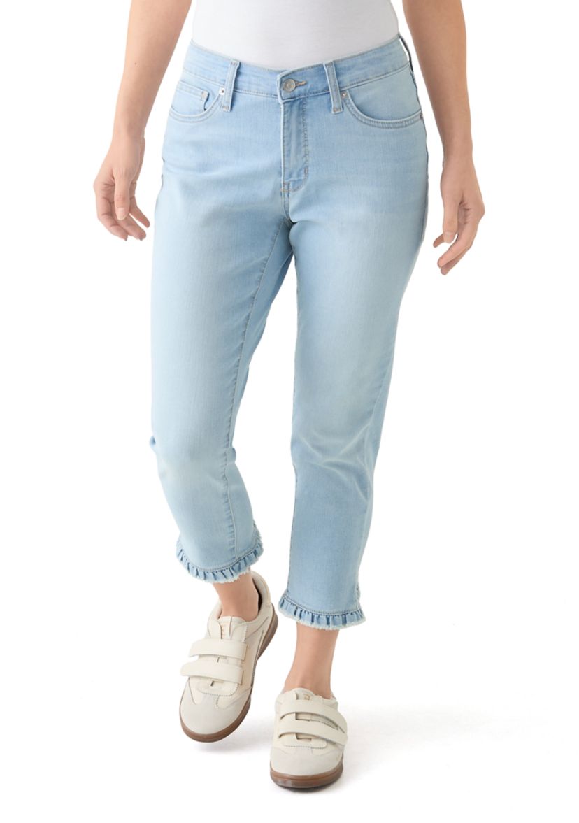 Petite Cropped Denim Jeans