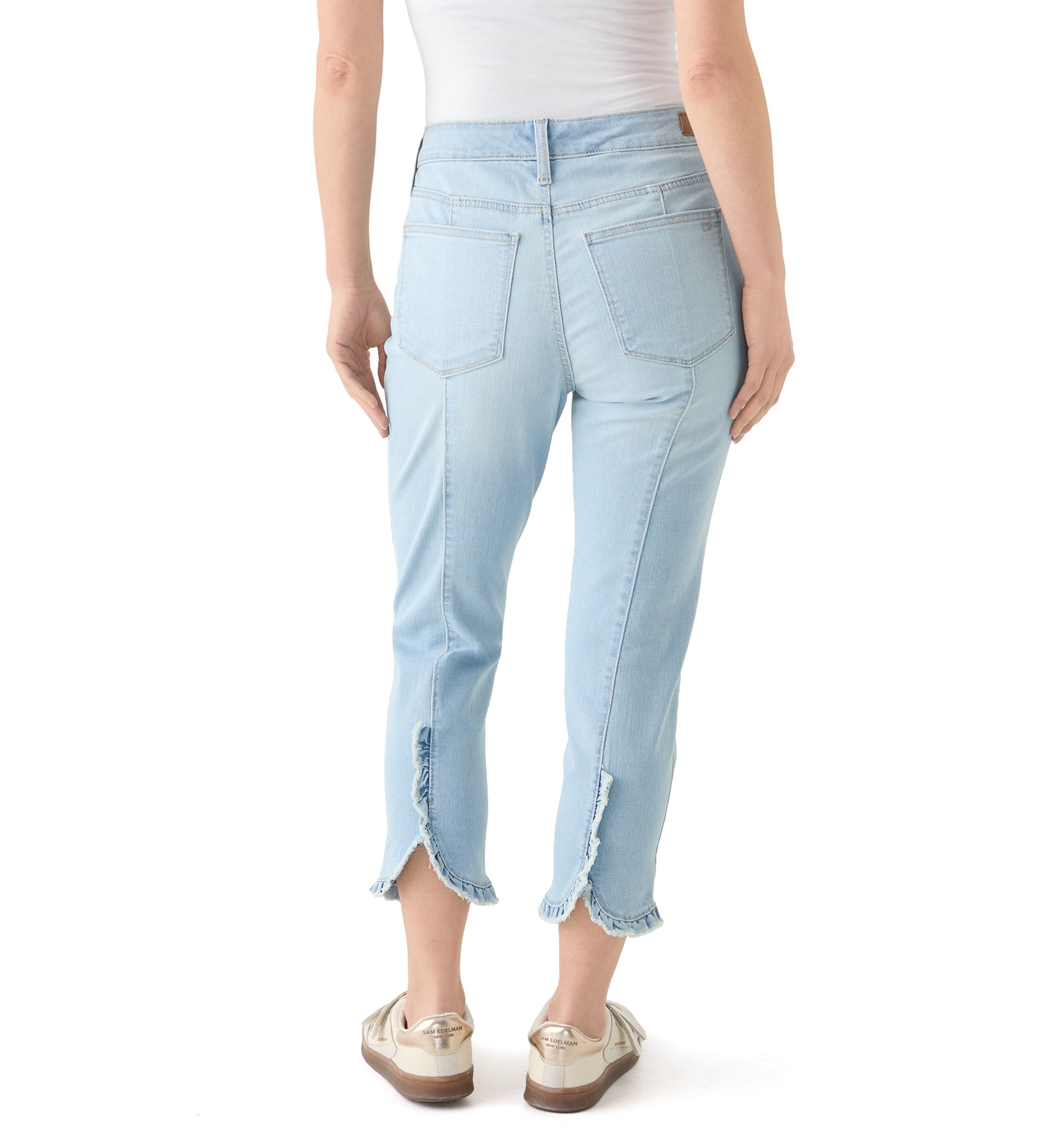 Petite Cropped Denim Jeans