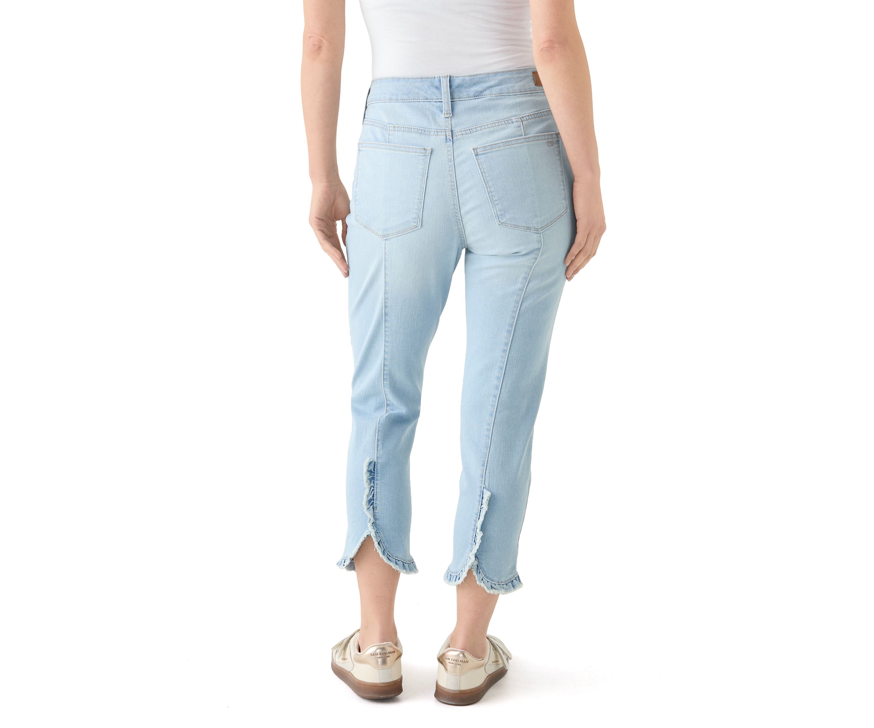 Petite Cropped Denim Jeans