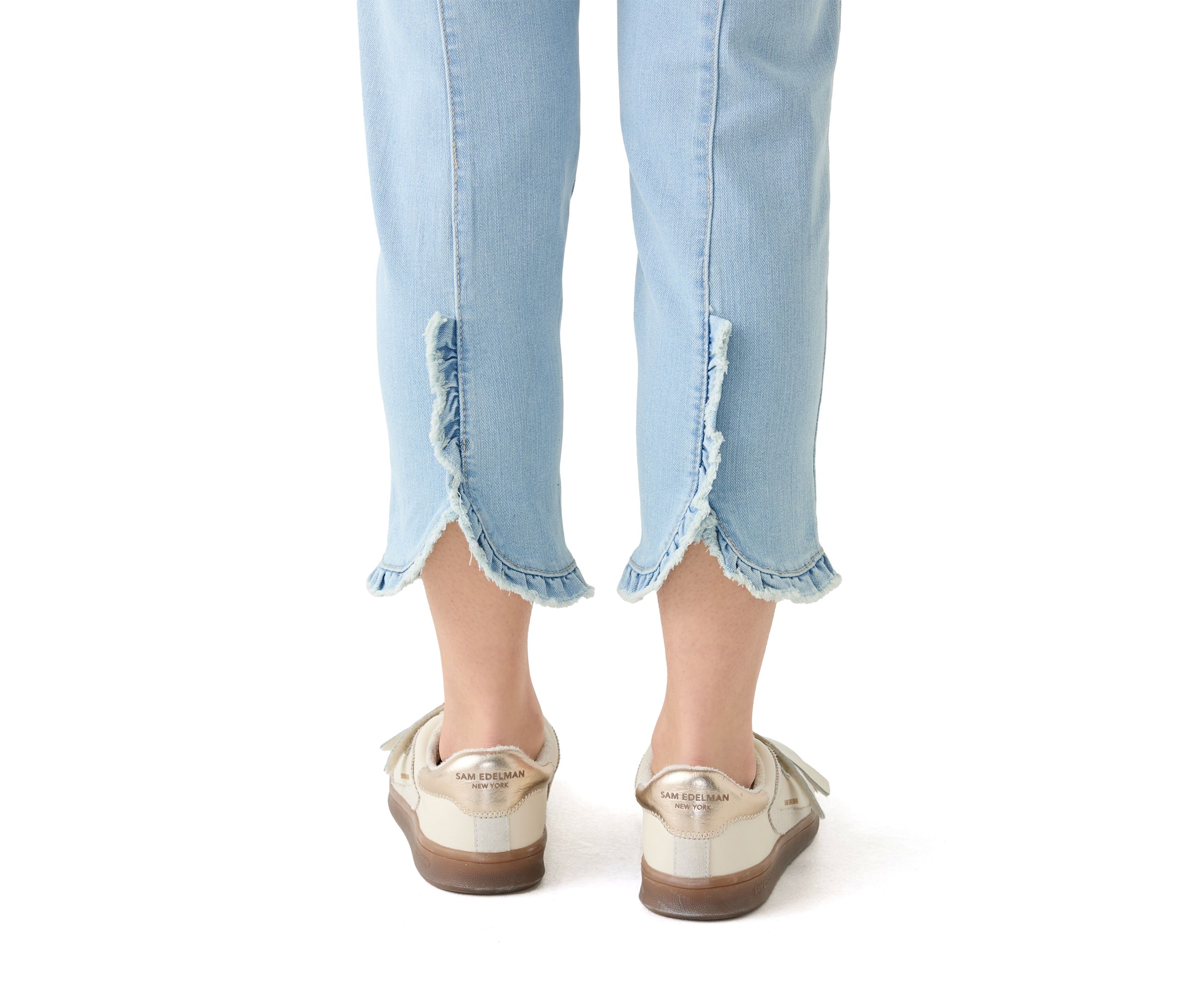 Petite Cropped Denim Jeans
