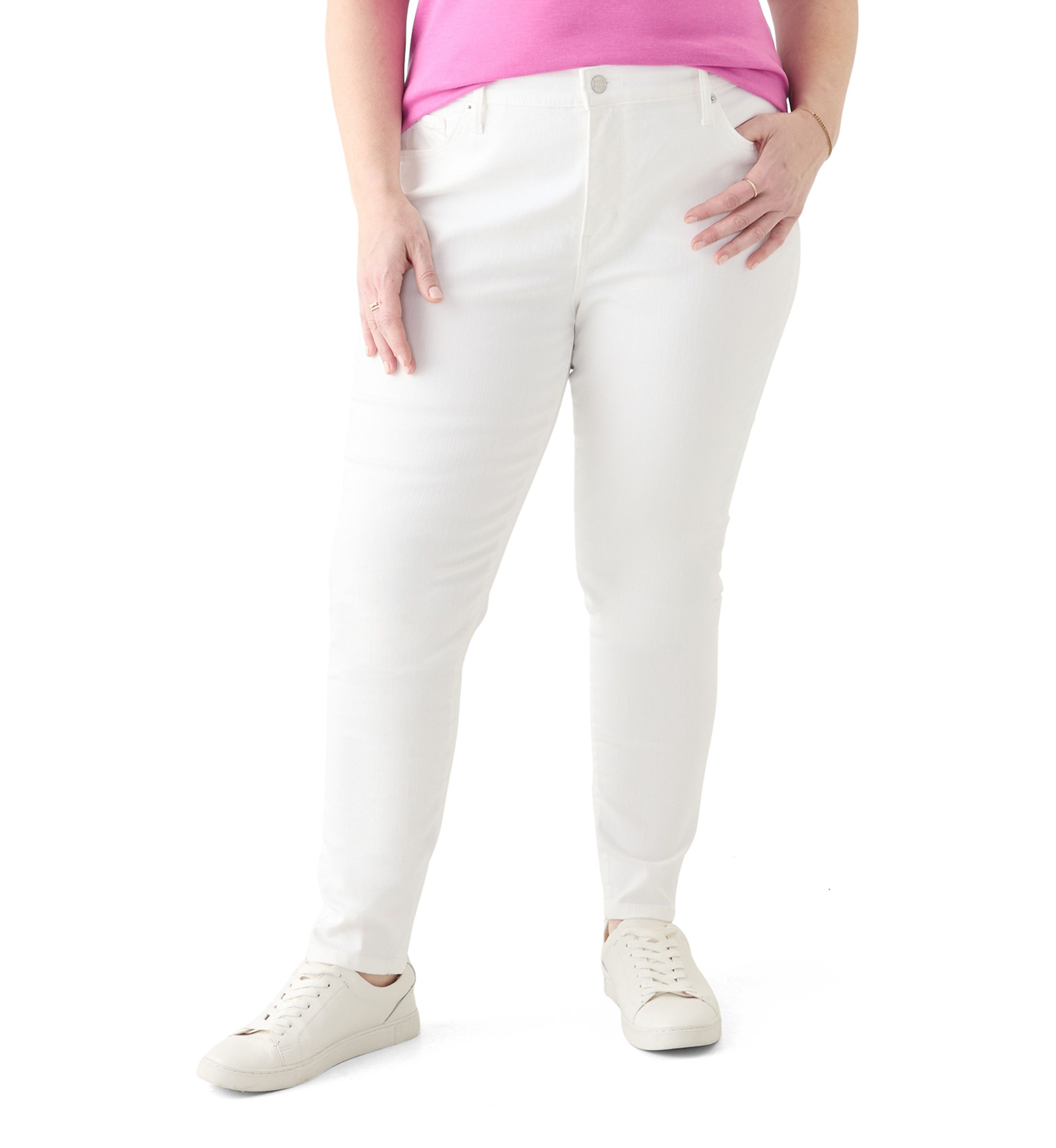 Plus Size High Rise Skinny Jeans 