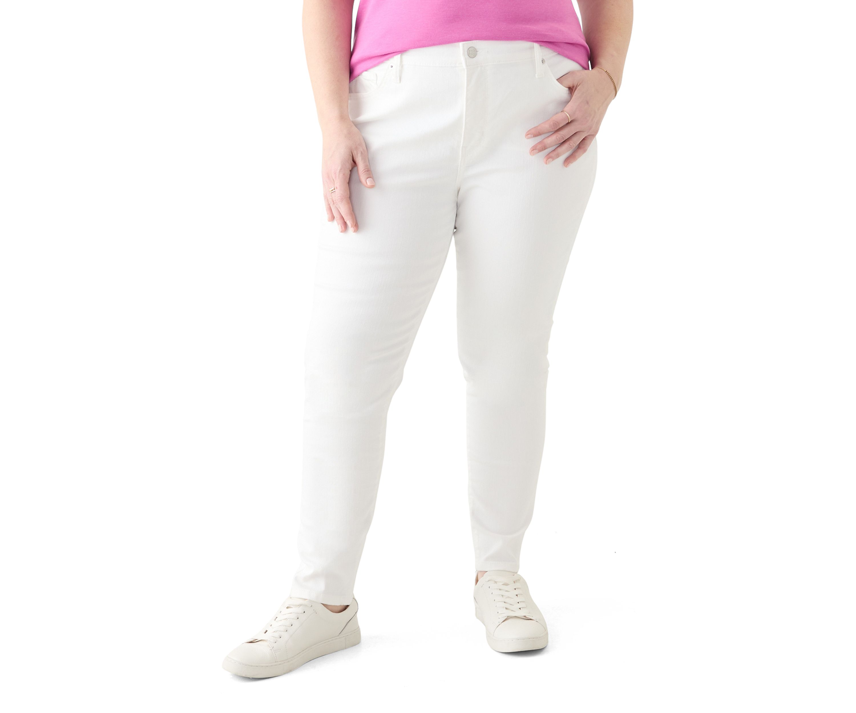 Plus Size High Rise Skinny Jeans 